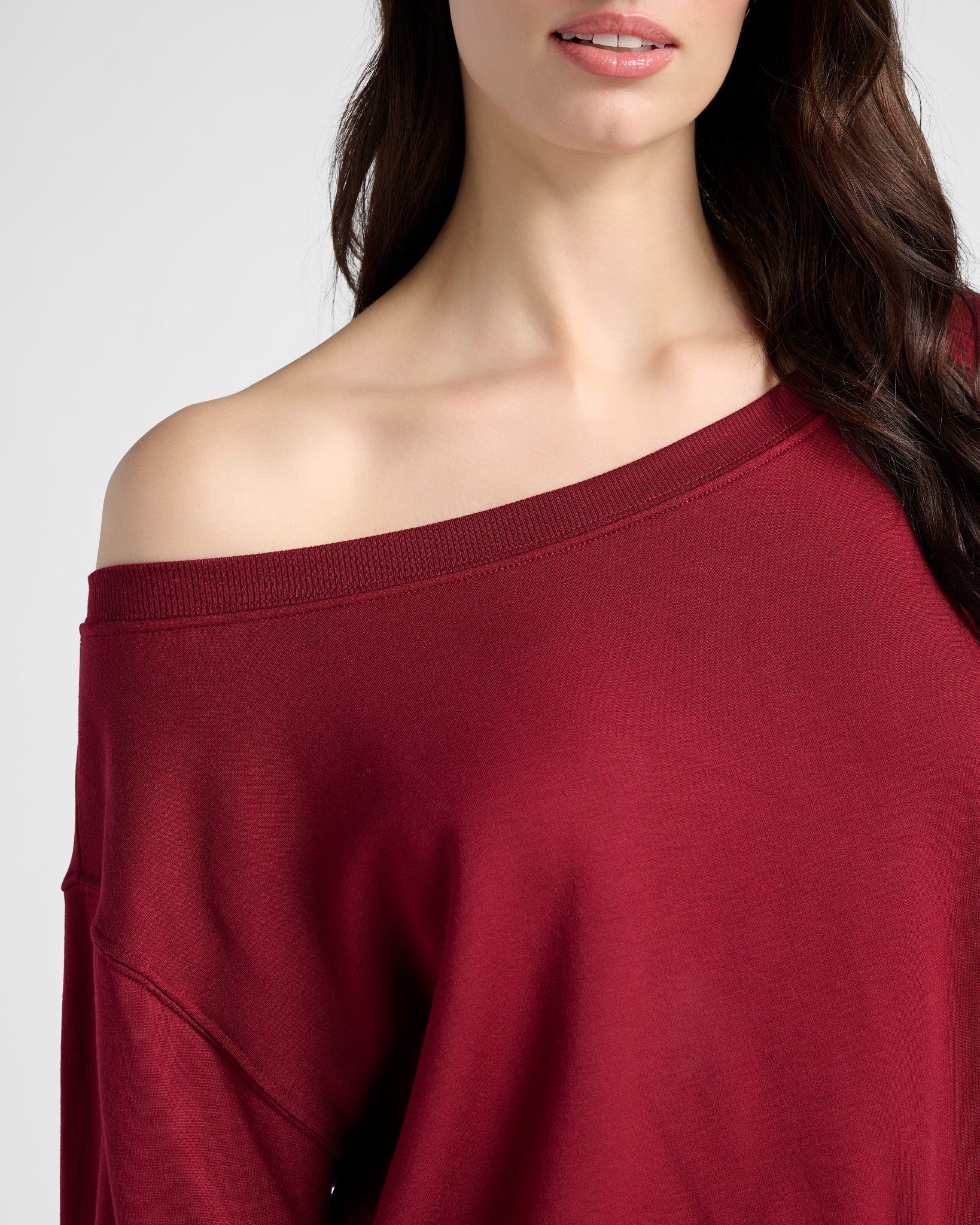 Brooksville One Shoulder Sweatshirt - Image 12