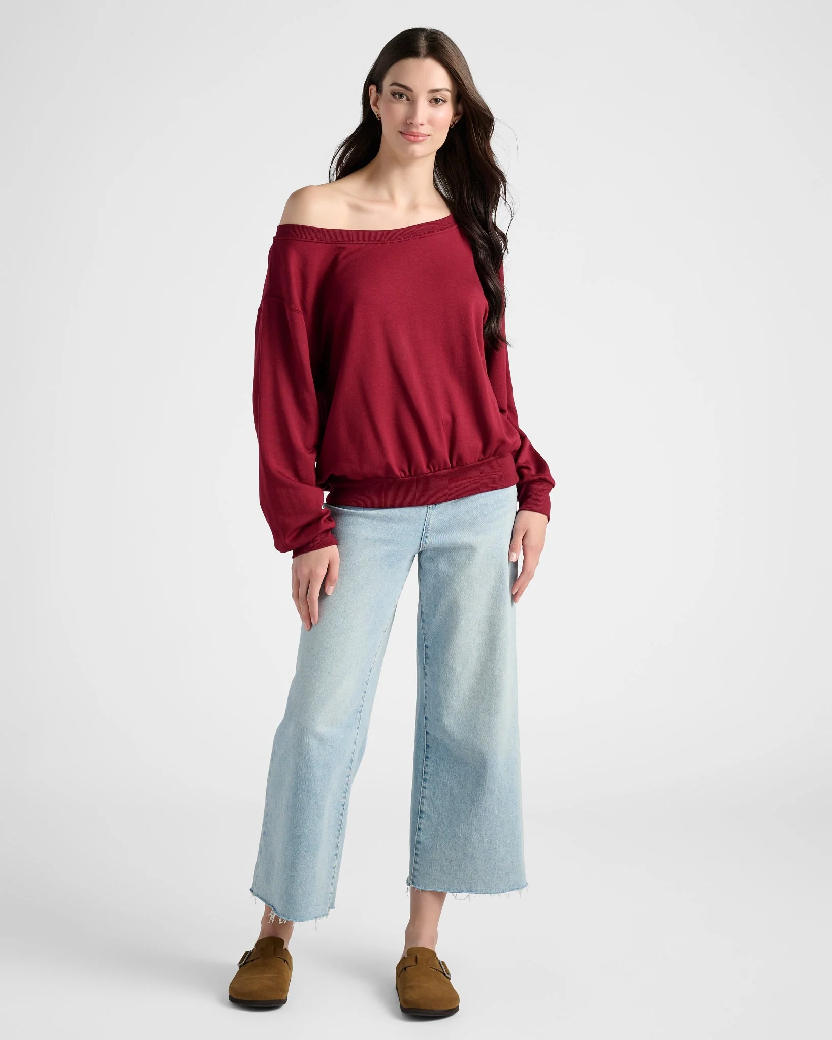 Brooksville One Shoulder Sweatshirt - Image 13
