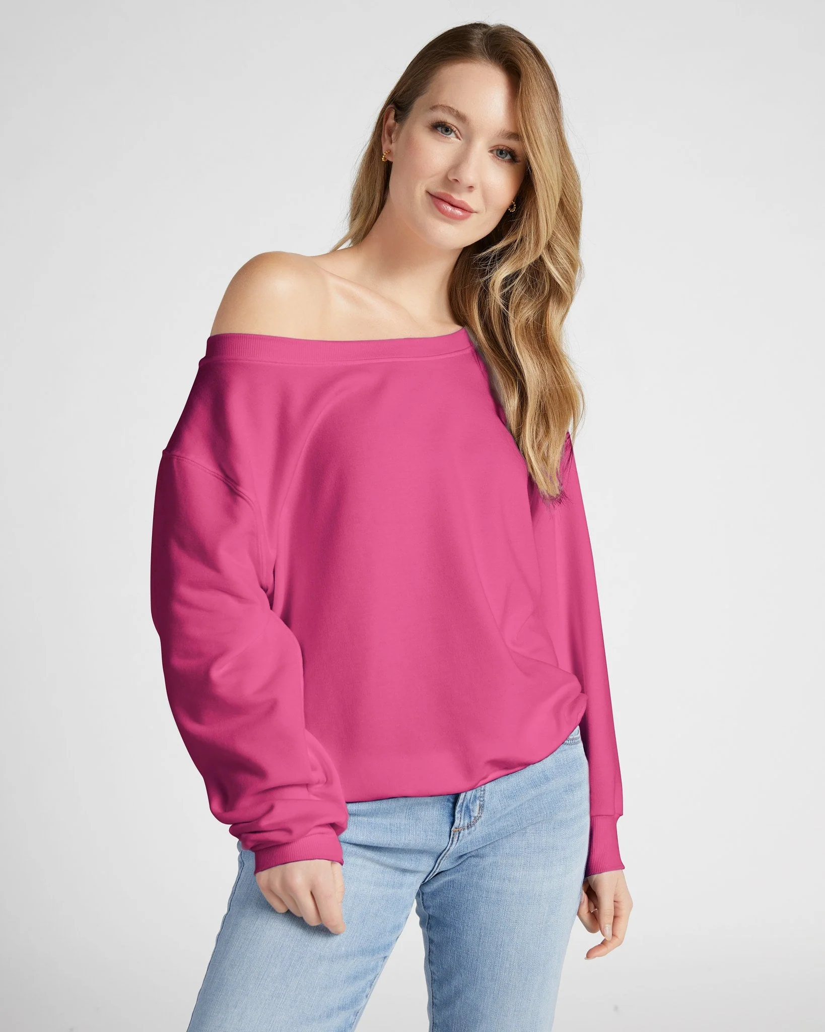 Brooksville One Shoulder Sweatshirt - Image 18
