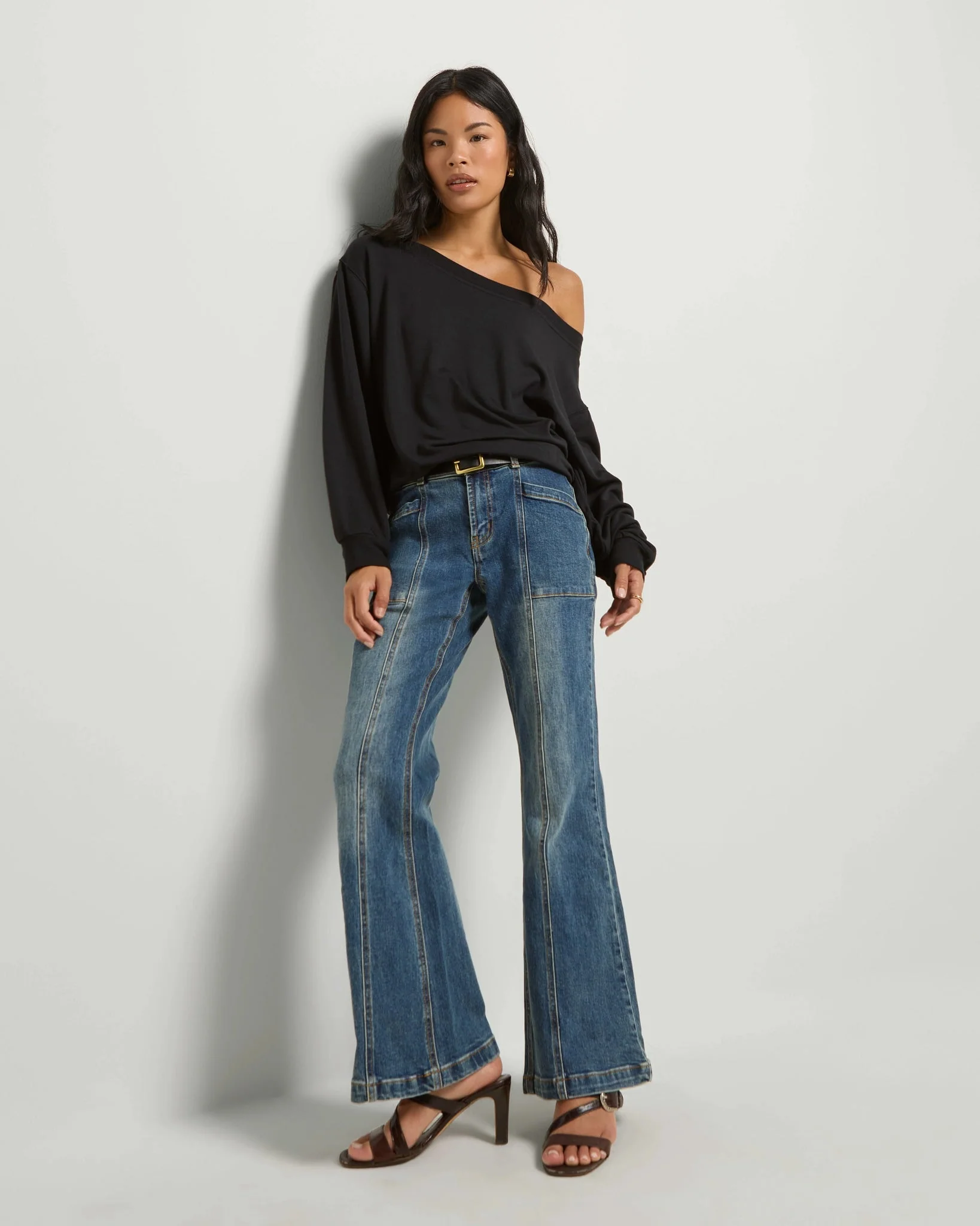 Brooksville One Shoulder Sweatshirt - Image 3