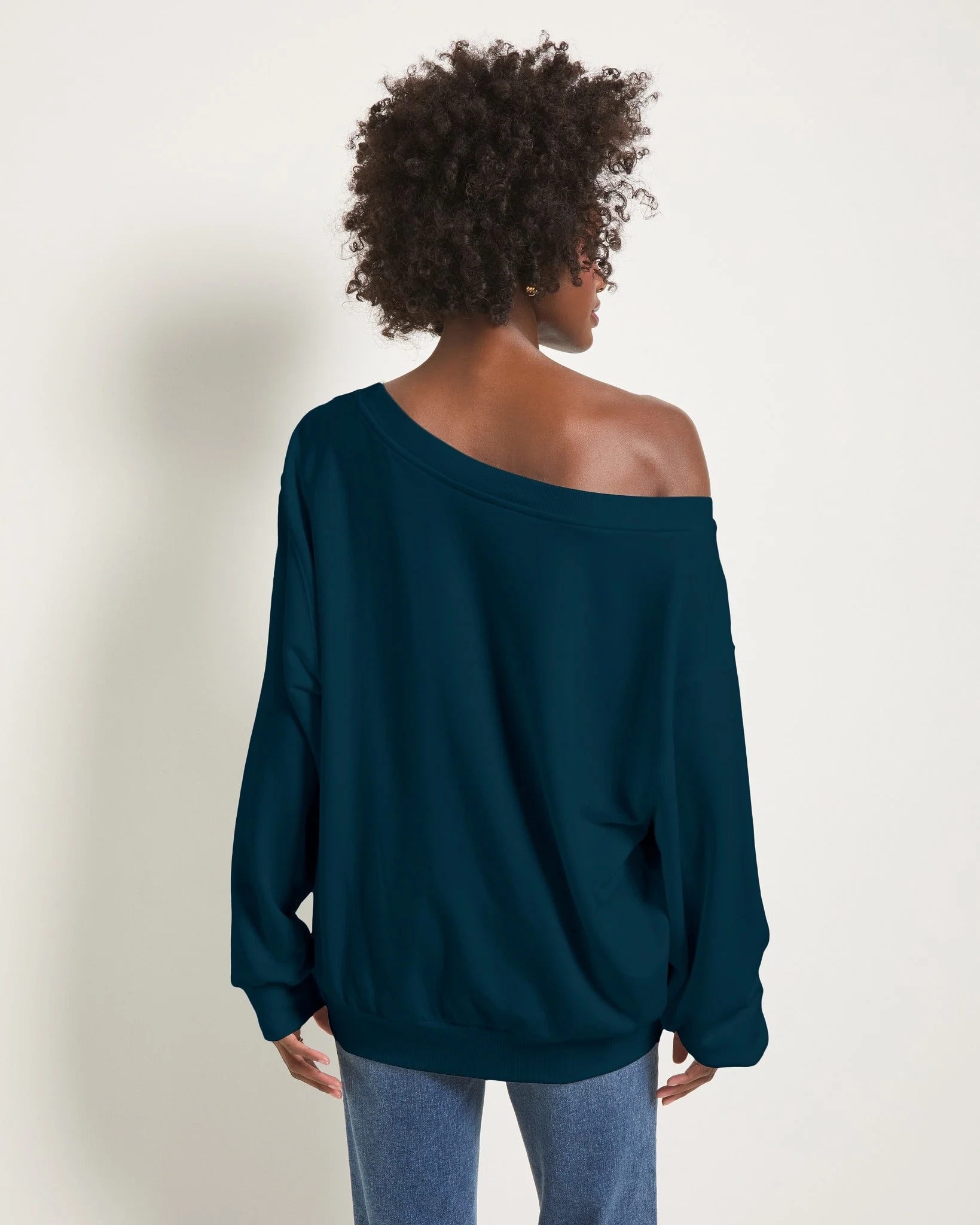 Brooksville One Shoulder Sweatshirt - Image 32