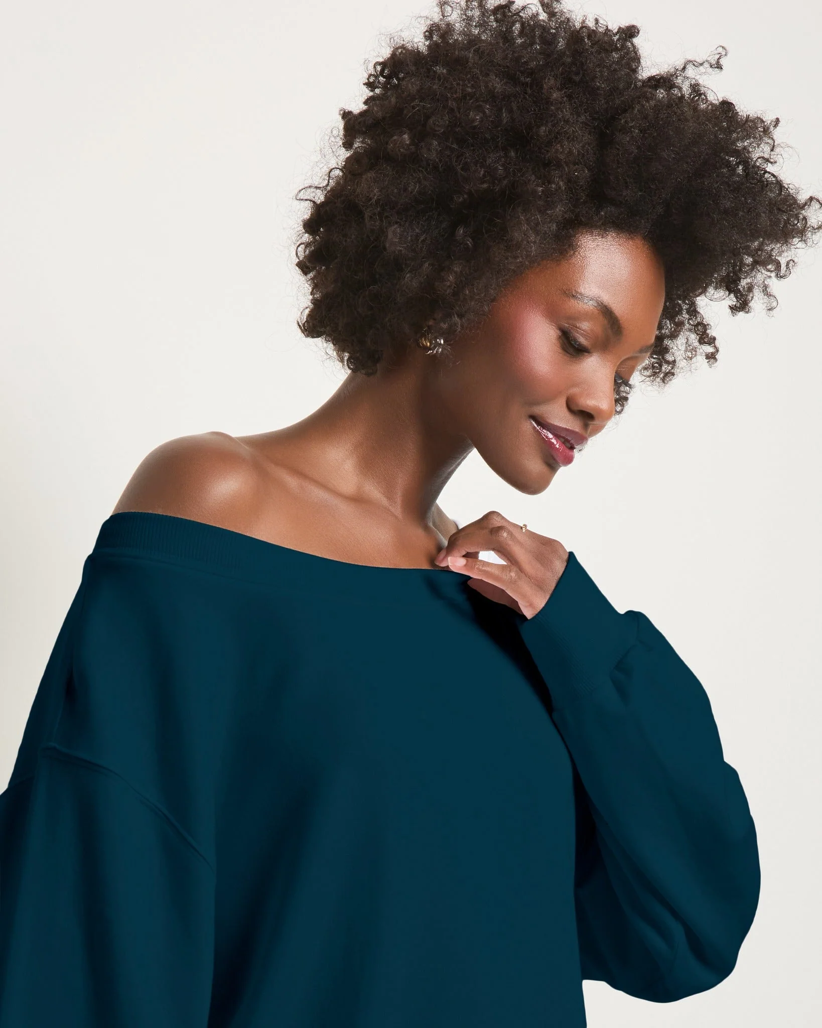 Brooksville One Shoulder Sweatshirt - Image 33