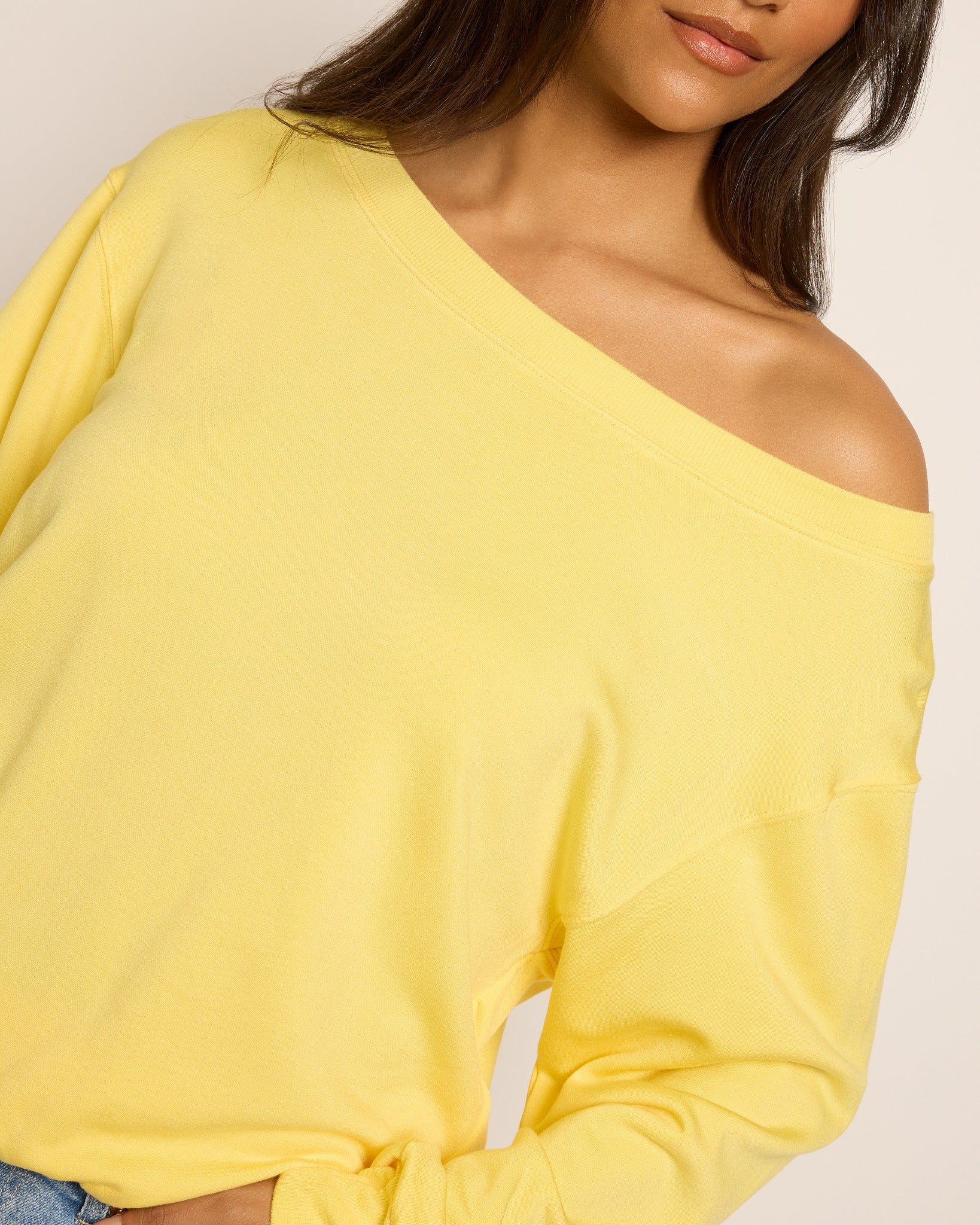 Brooksville One Shoulder Sweatshirt - Image 41