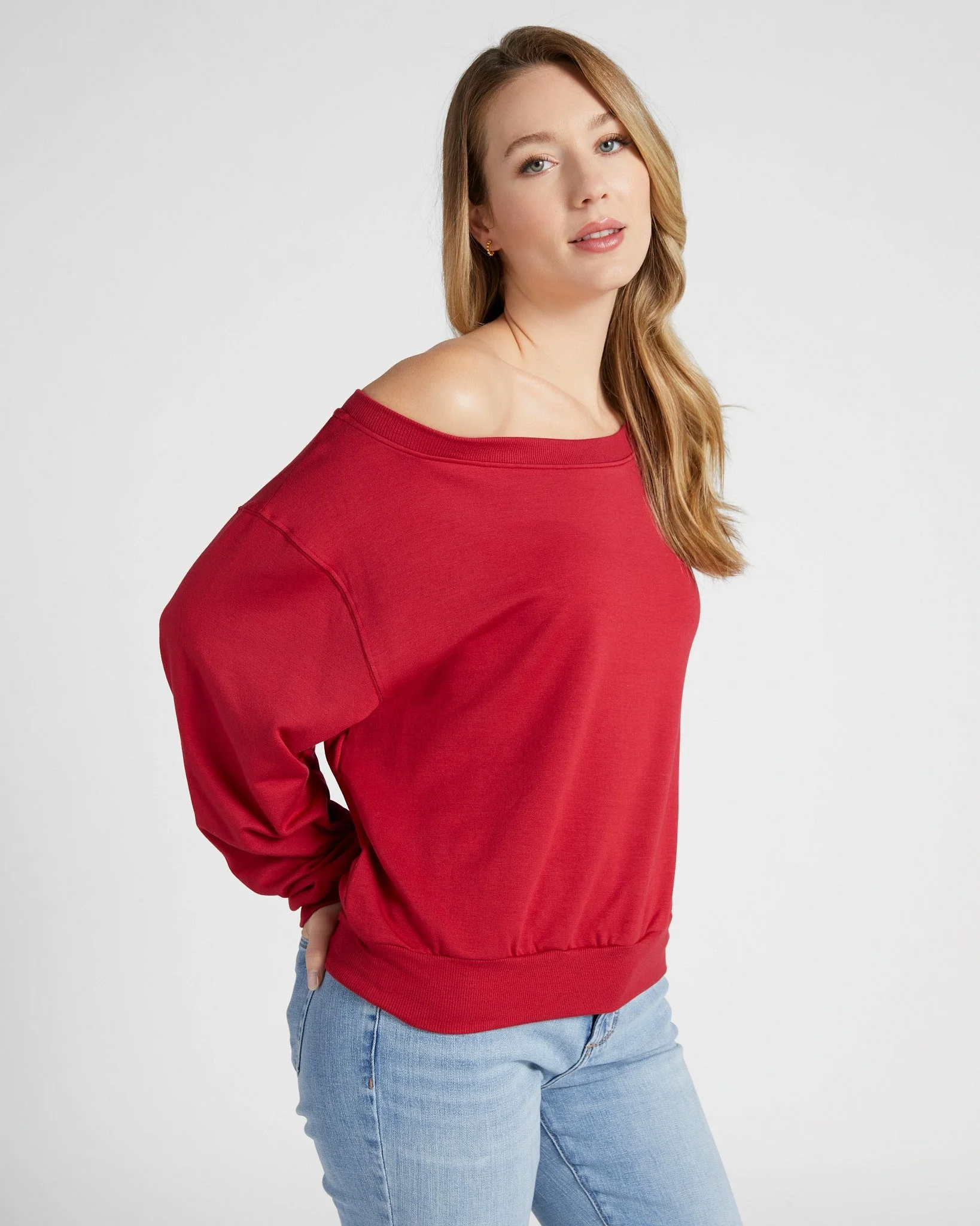 Brooksville One Shoulder Sweatshirt - Image 44