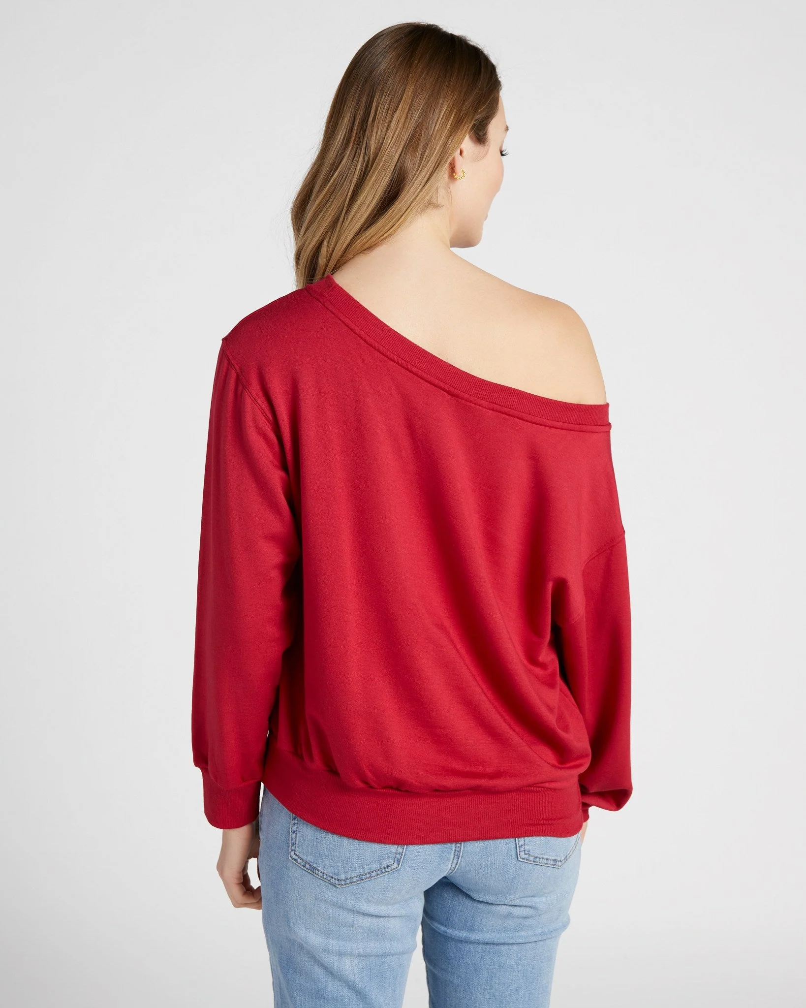 Brooksville One Shoulder Sweatshirt - Image 45