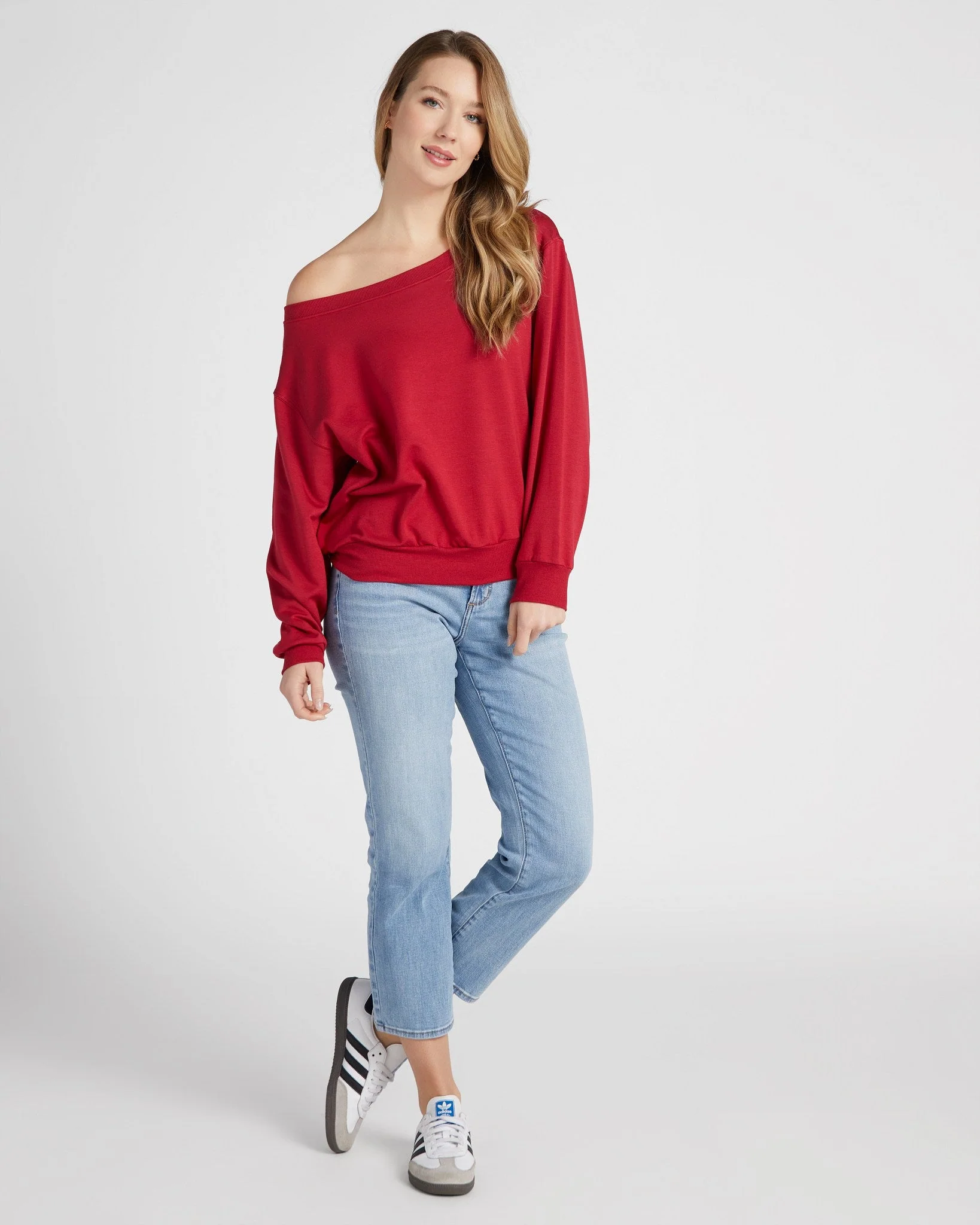 Brooksville One Shoulder Sweatshirt - Image 47