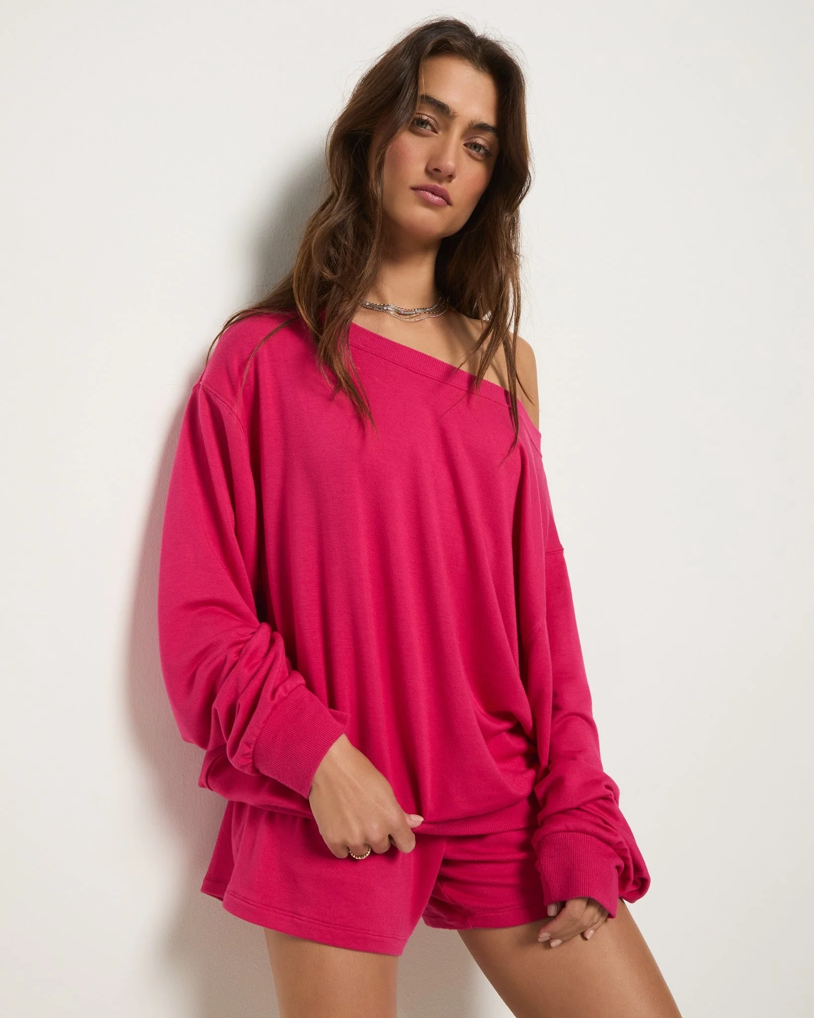 Brooksville One Shoulder Sweatshirt - Image 52