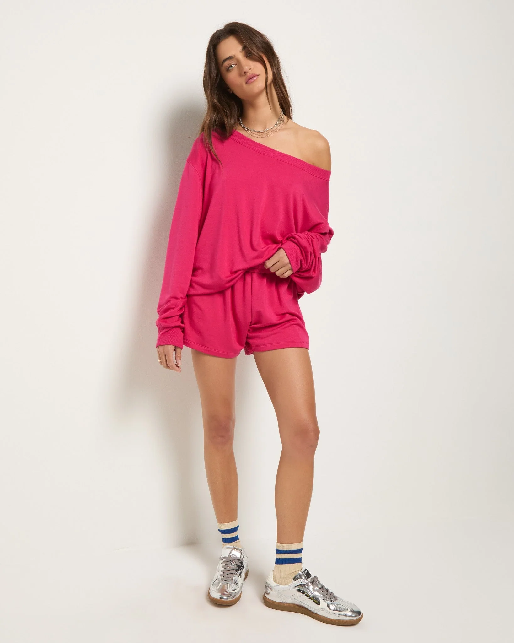 Brooksville One Shoulder Sweatshirt - Image 55