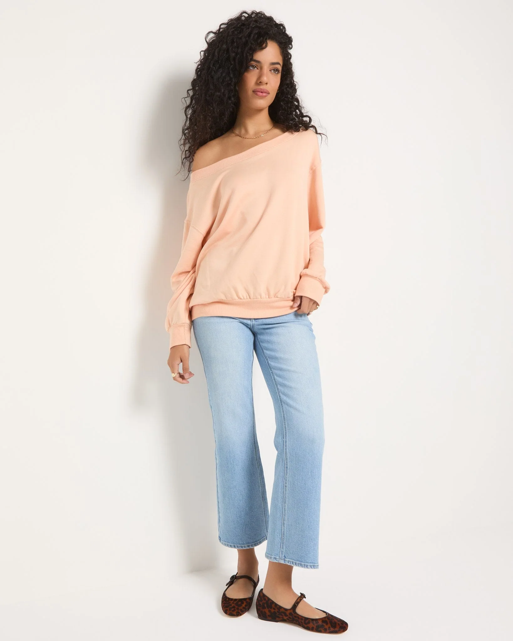 Brooksville One Shoulder Sweatshirt - Image 64