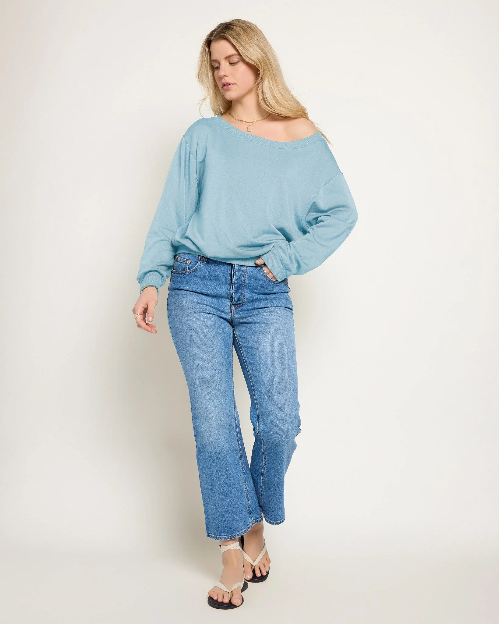 Brooksville One Shoulder Sweatshirt - Image 69