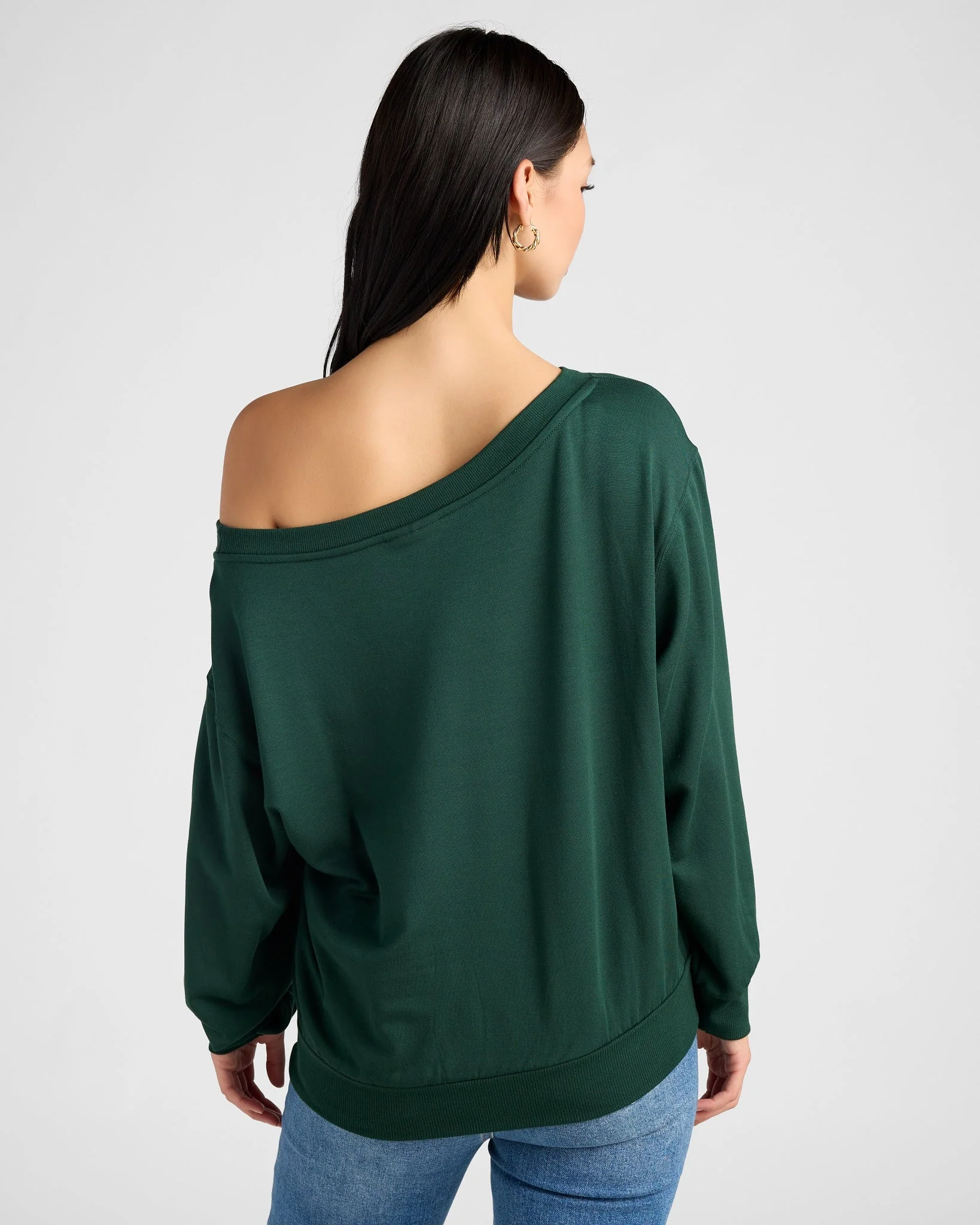 Brooksville One Shoulder Sweatshirt - Image 7