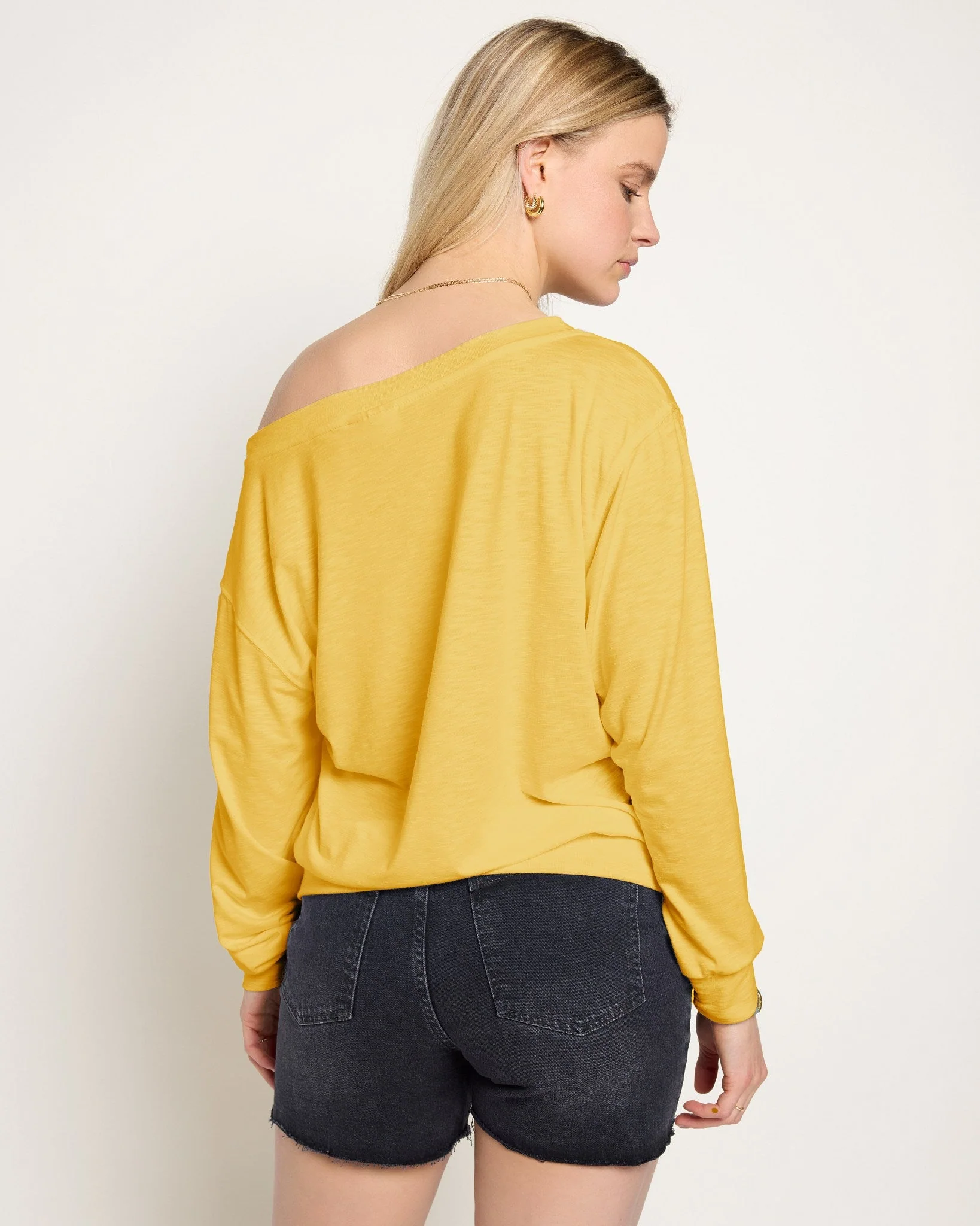 Brooksville Slub Off the Shoulder Top - Image 14