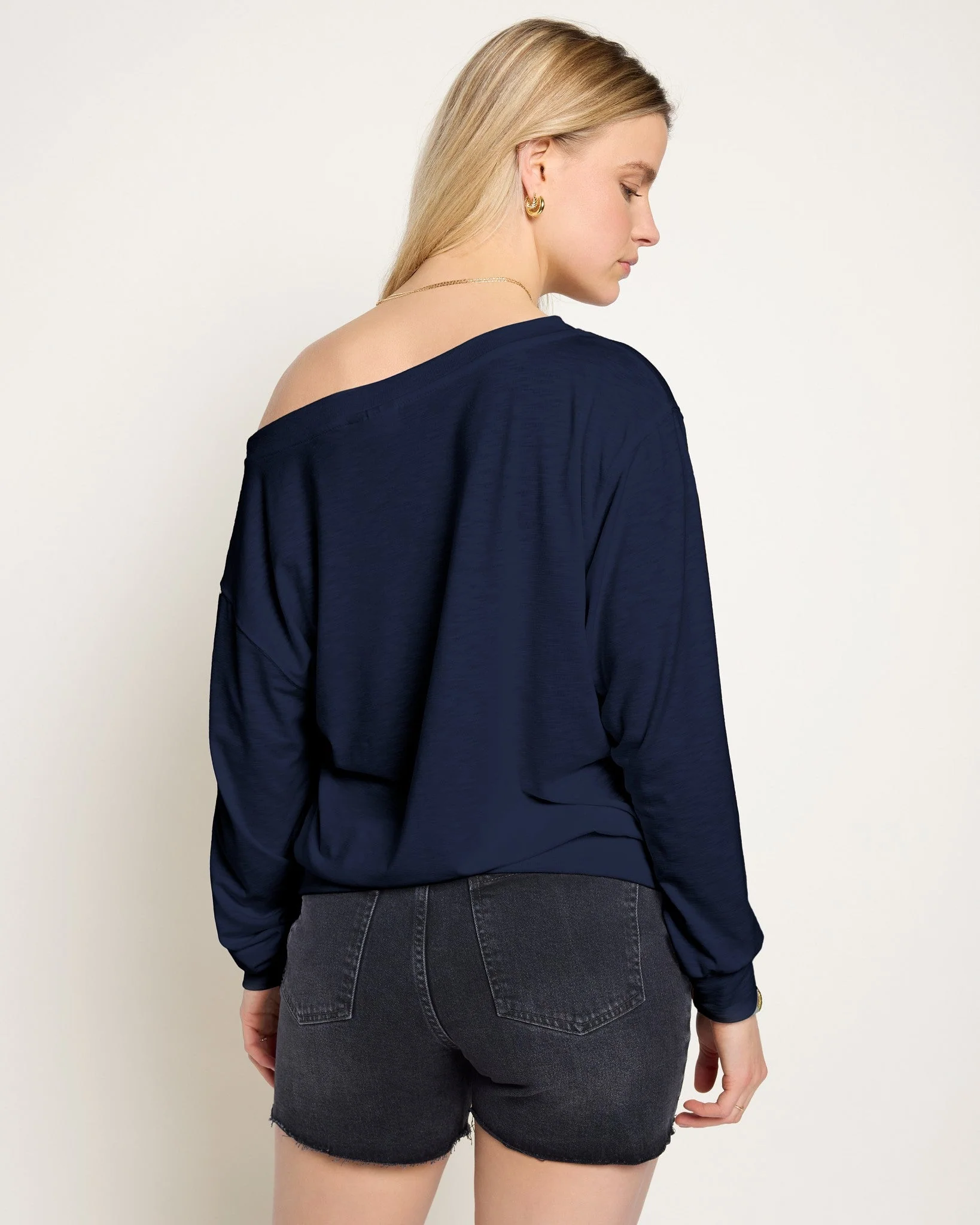 Brooksville Slub Off the Shoulder Top - Image 22