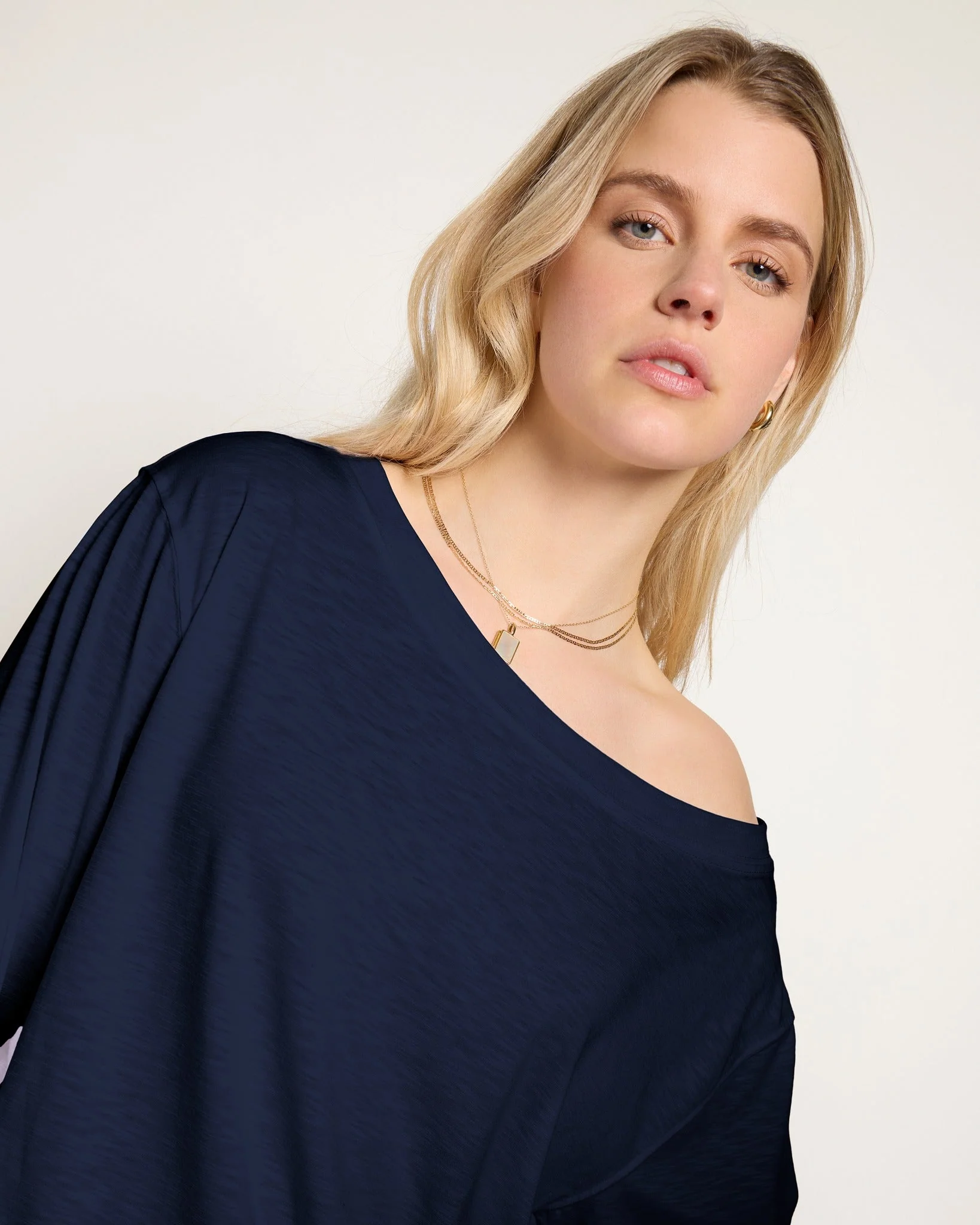 Brooksville Slub Off the Shoulder Top - Image 23