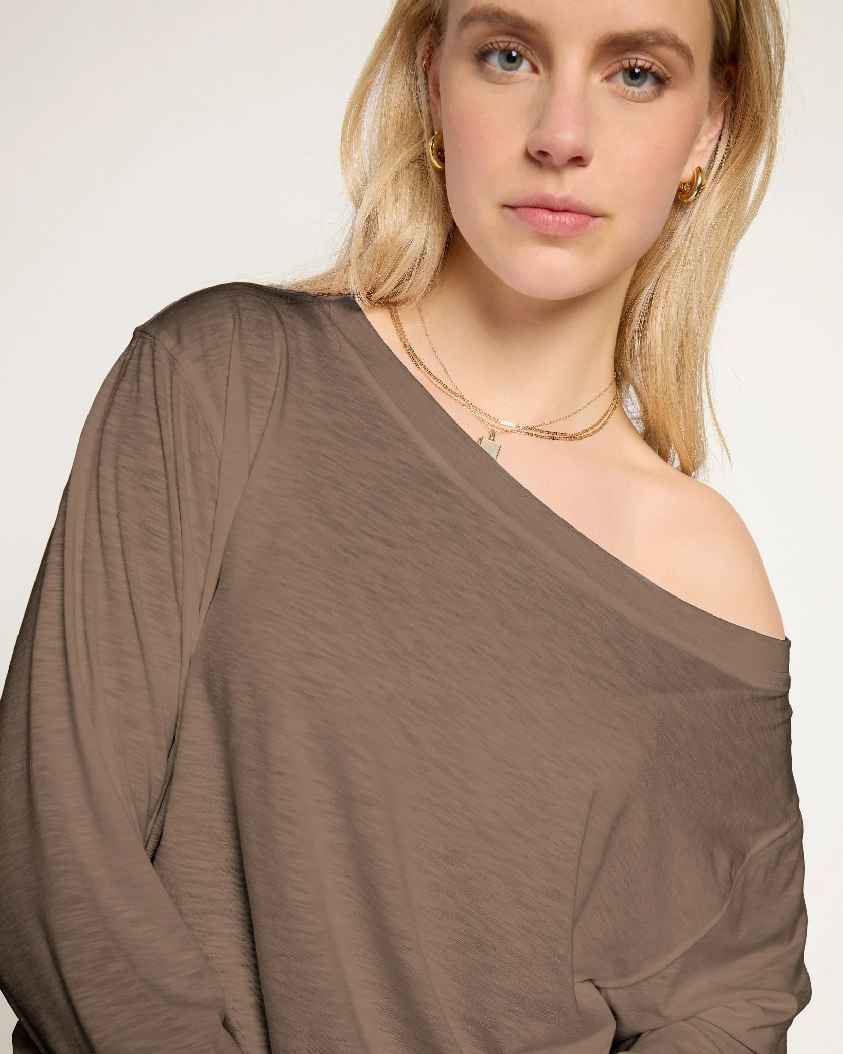 Brooksville Slub Off the Shoulder Top - Image 27