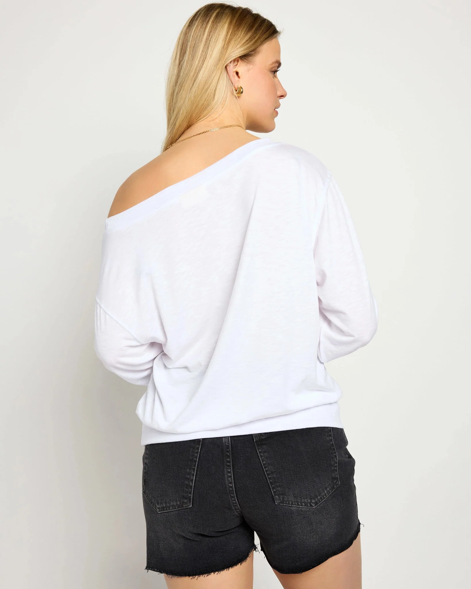 Brooksville Slub Off the Shoulder Top - Image 6