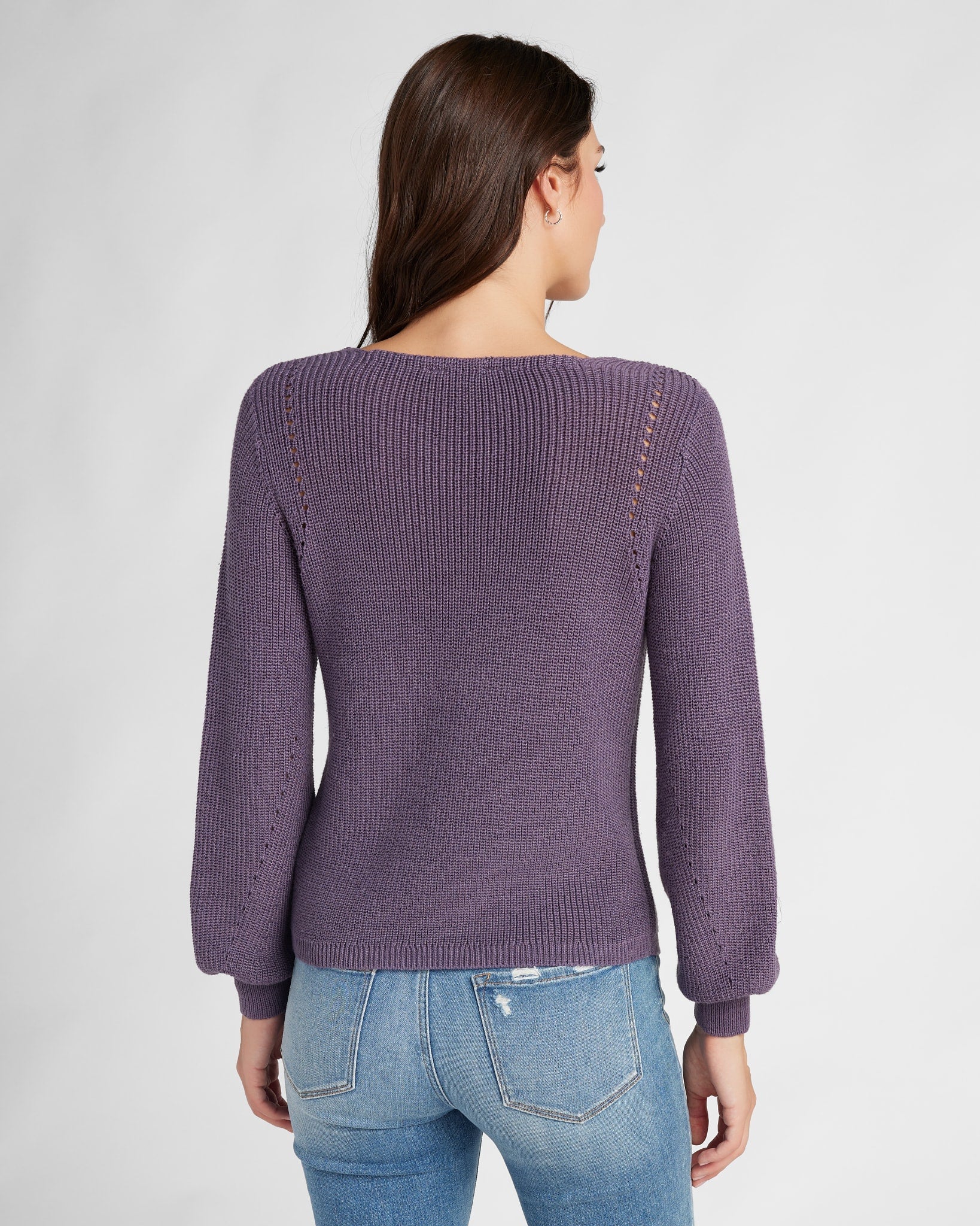 Coastal Balloon Sleeve Sweater - Image 10