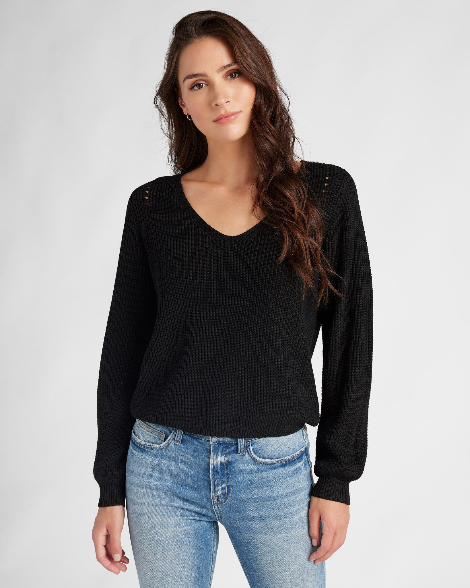 Coastal Balloon Sleeve Sweater - Image 5