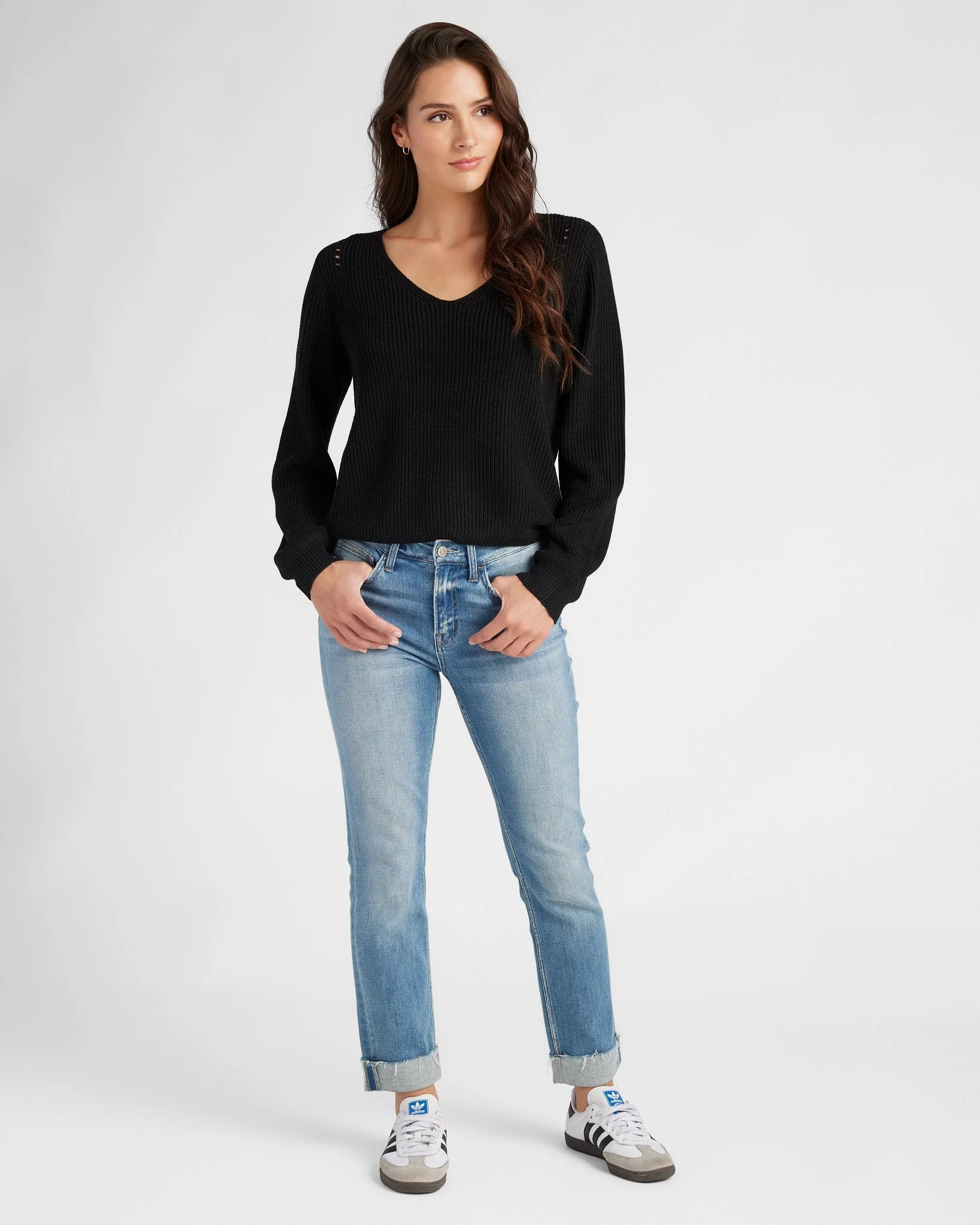 Coastal Balloon Sleeve Sweater - Image 8