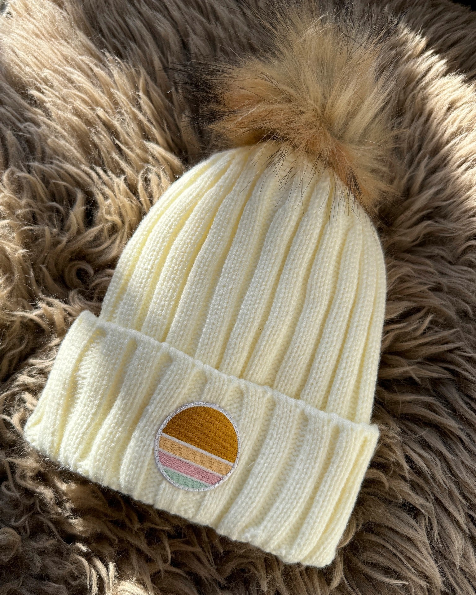 Cozy Sunset Beanie - Image 3