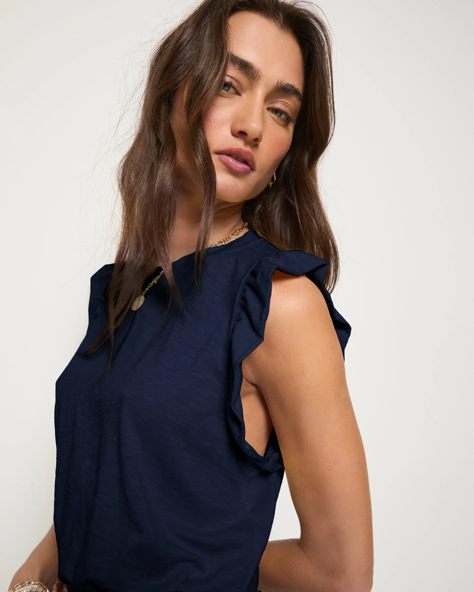 Ruffle Shoulder Tank - Image 12