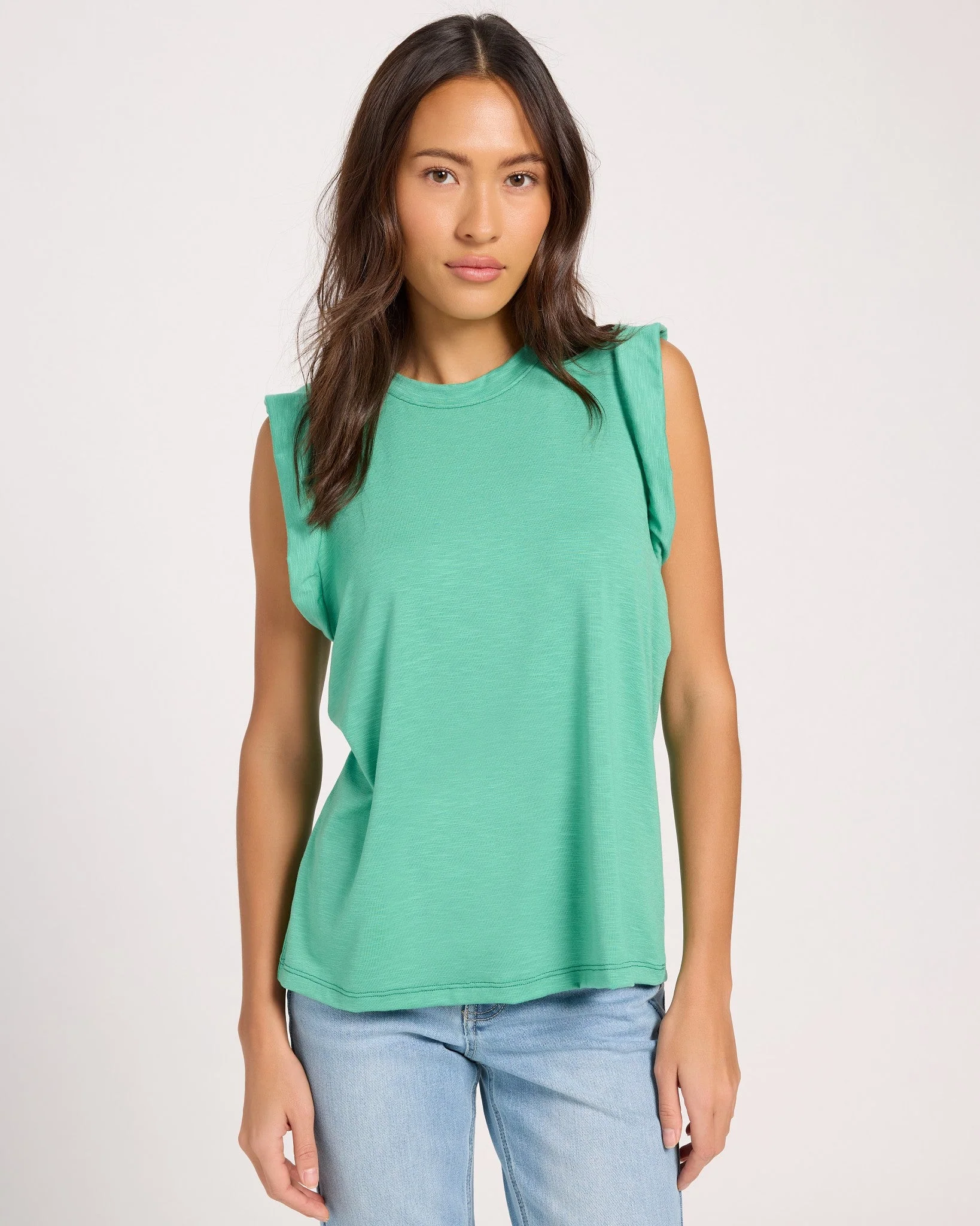 Ruffle Shoulder Tank - Image 16