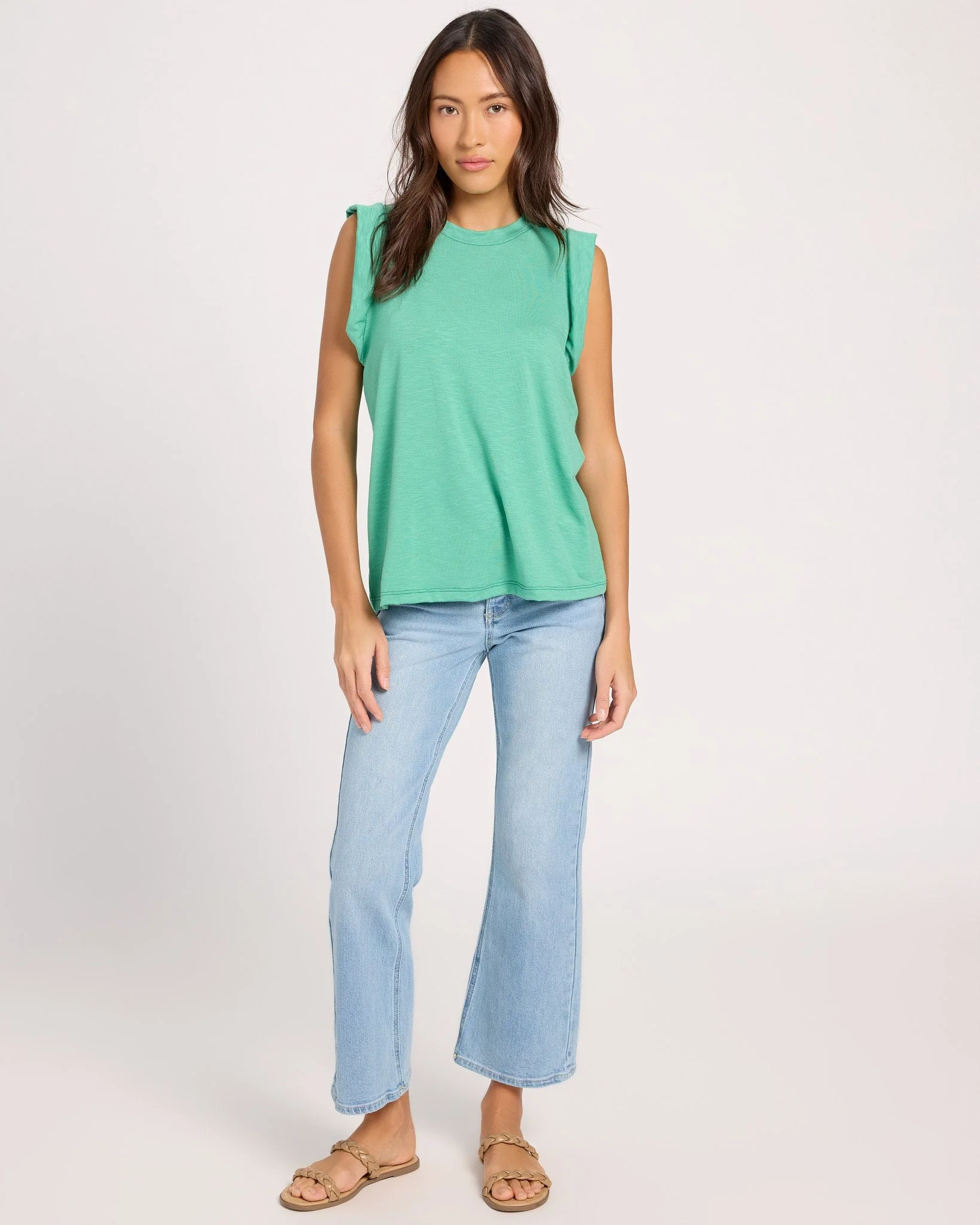 Ruffle Shoulder Tank - Image 19
