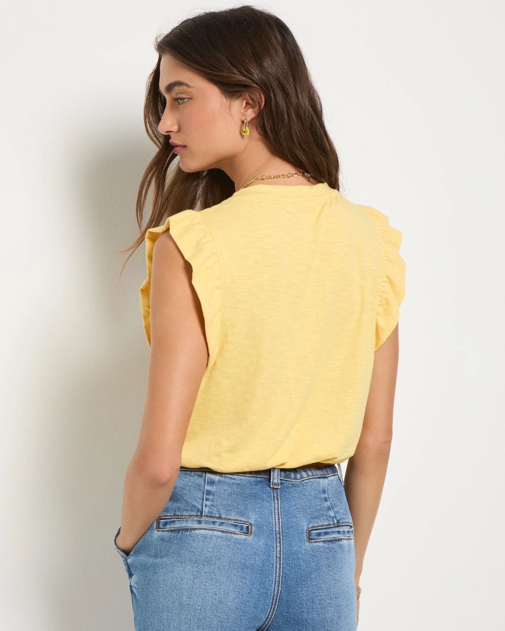 Ruffle Shoulder Tank - Image 6