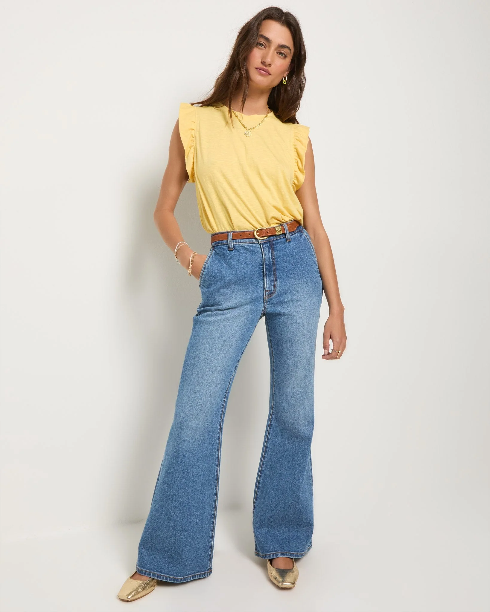 Ruffle Shoulder Tank - Image 8