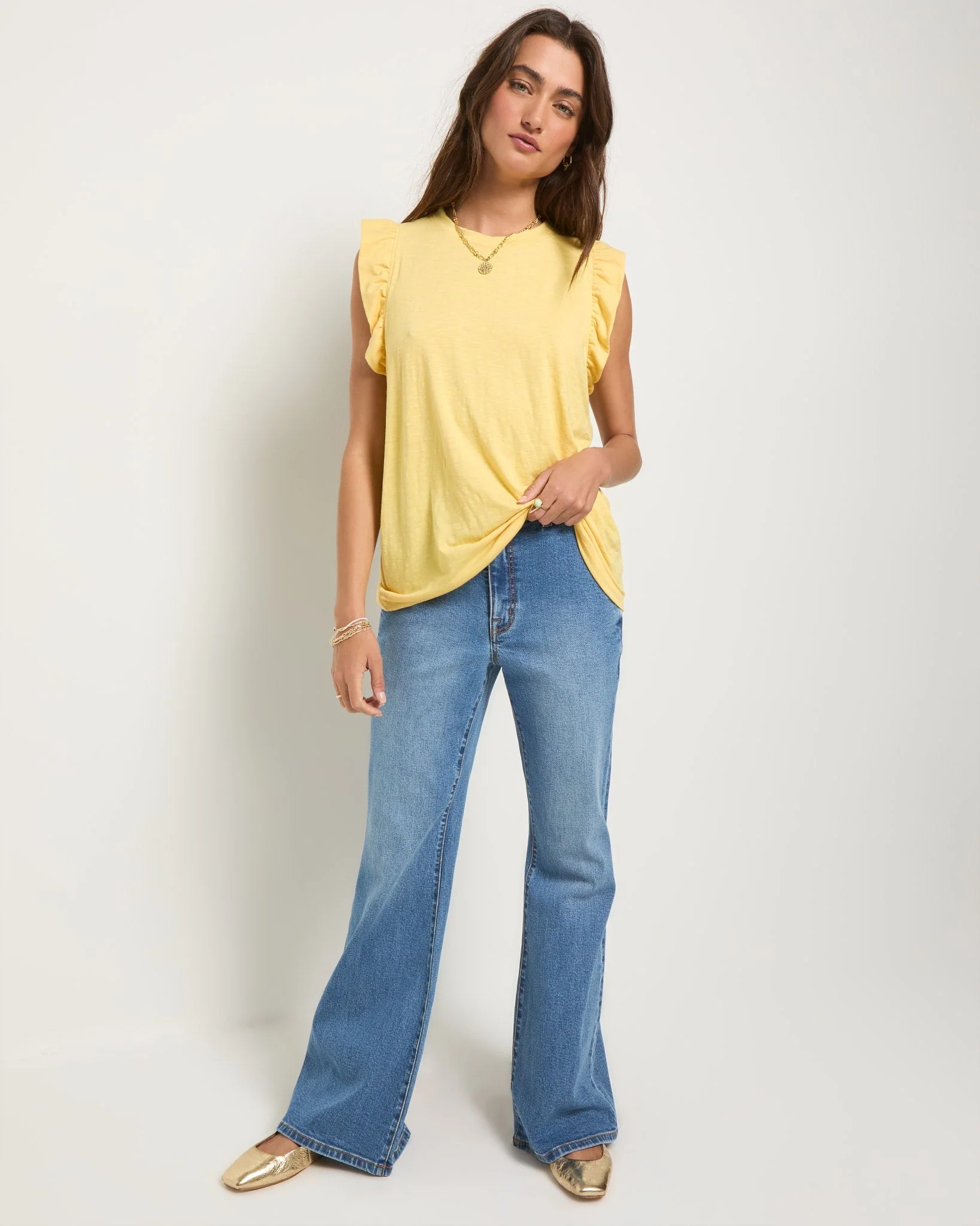 Ruffle Shoulder Tank - Image 9