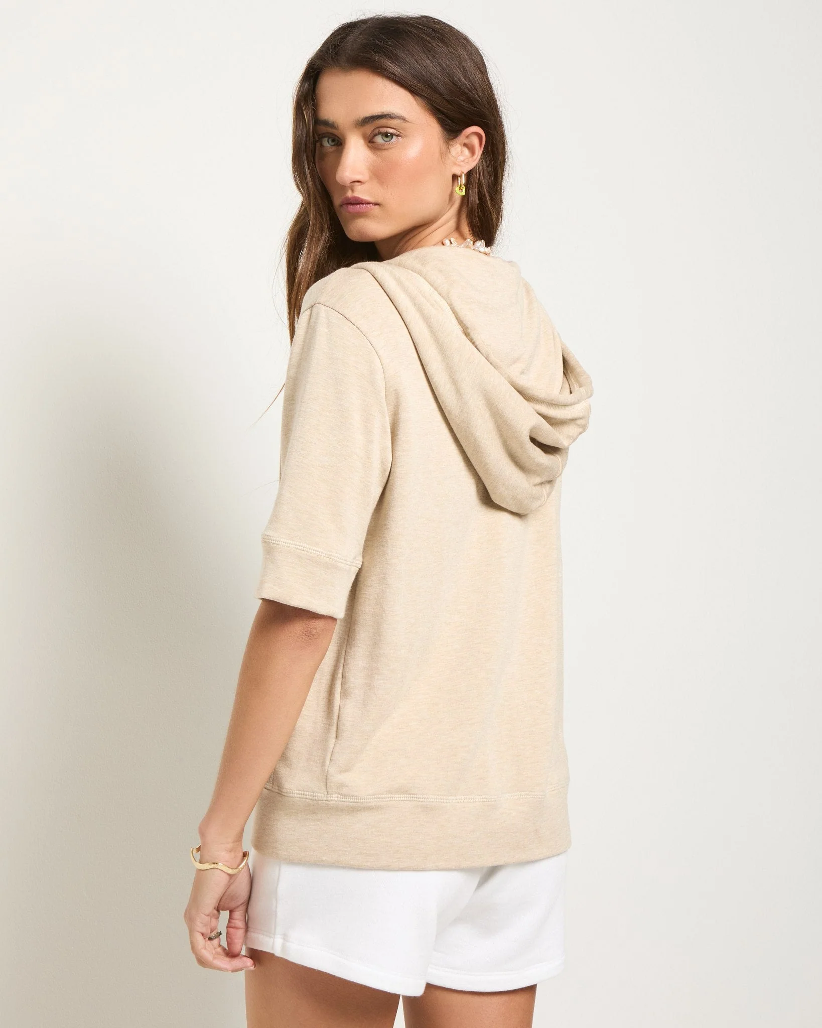 Short Sleeve Zip Hoodie - Image 22