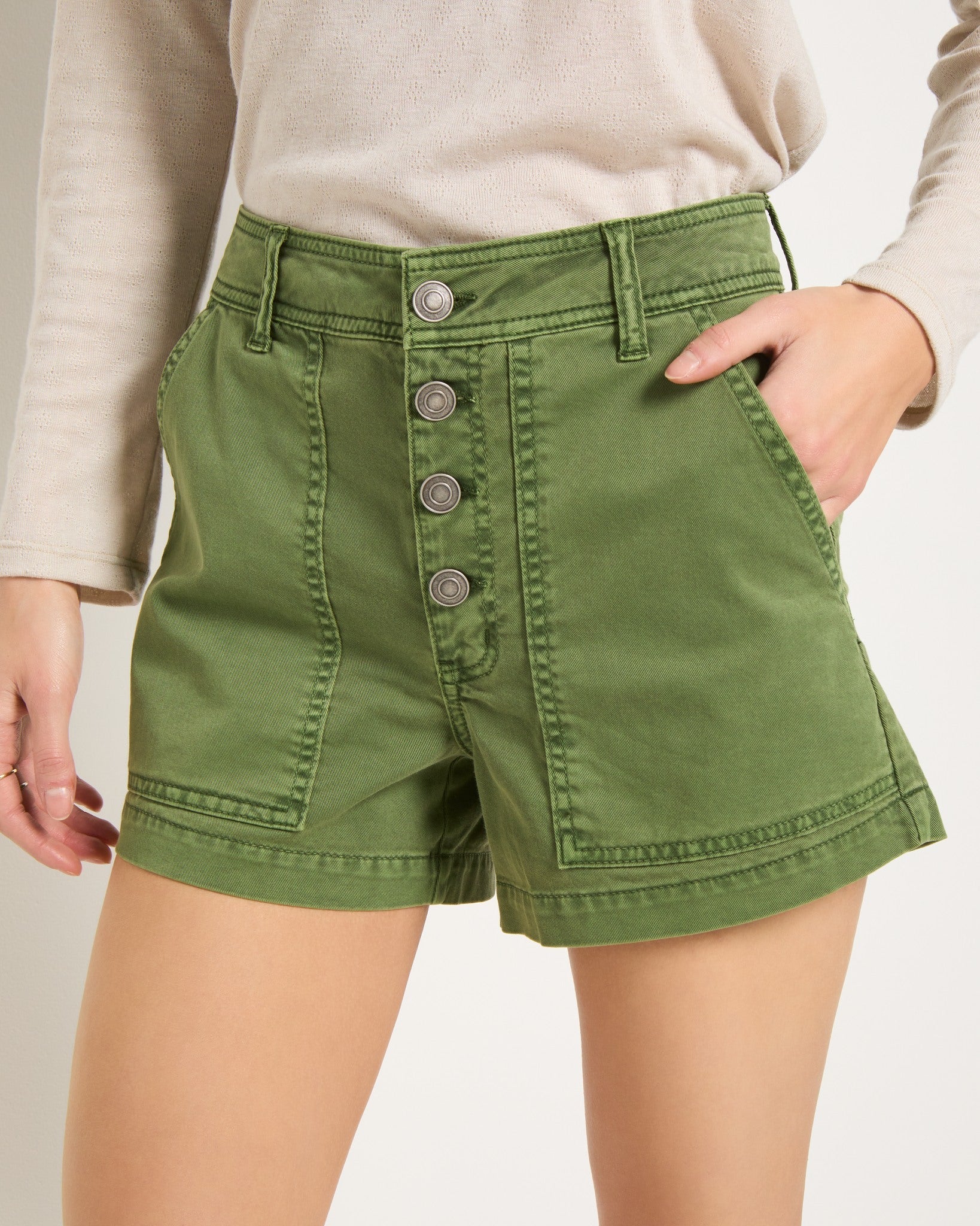 Driftwood Twill Utility Shorts - Image 25