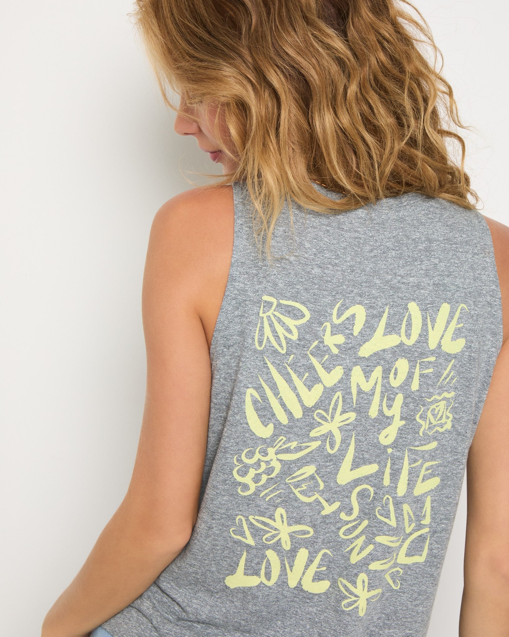 Grace "Fleur" Graphic Muscle Tank - Image 5