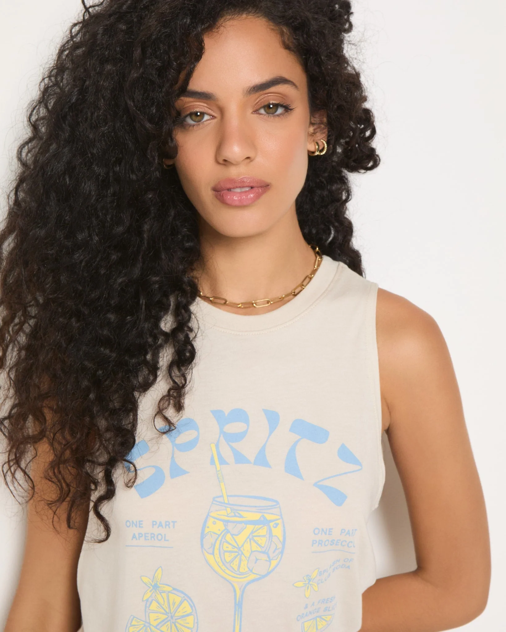 Grace "Spritz" Graphic Muscle Tank - Image 3