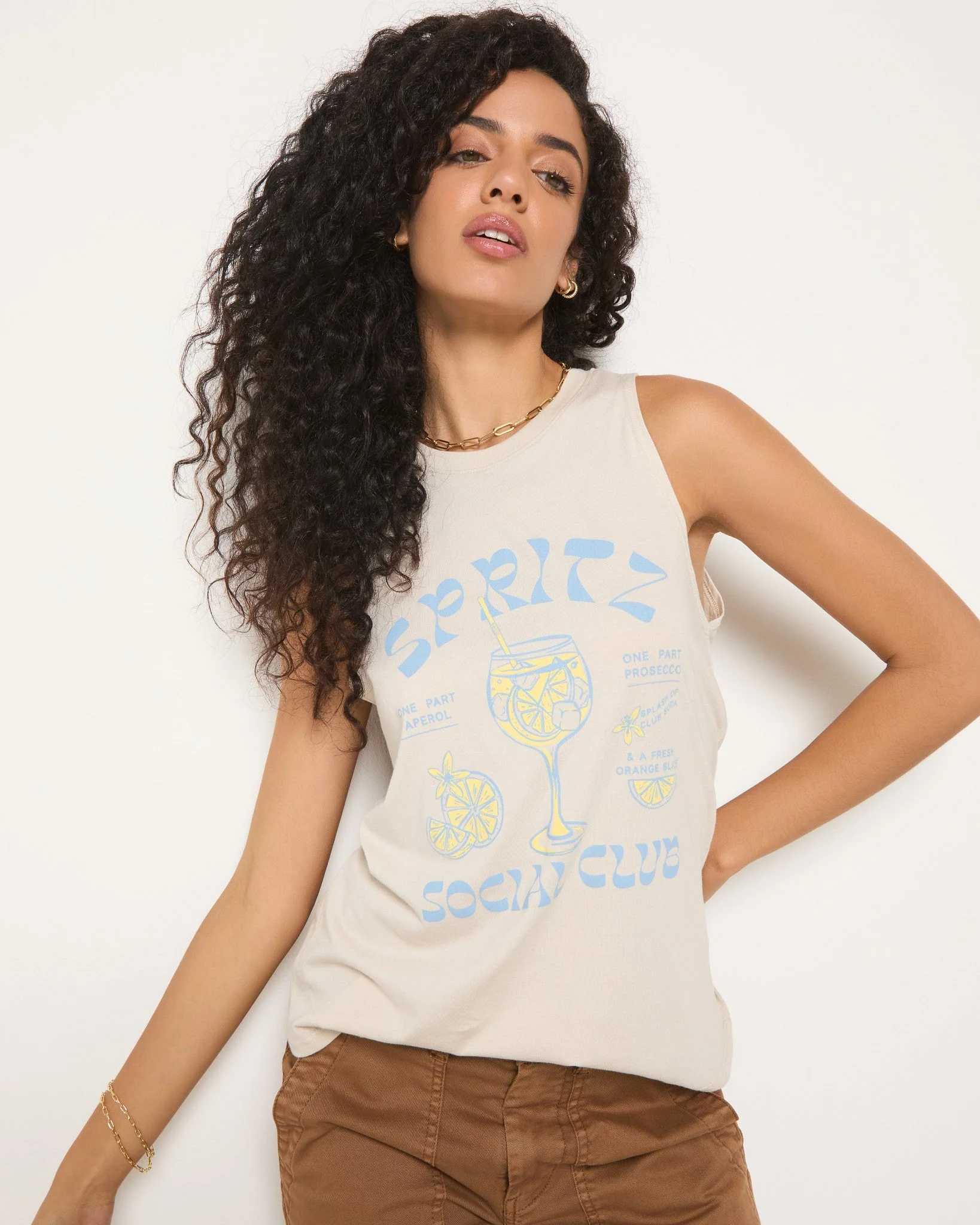 Grace "Spritz" Graphic Muscle Tank - Image 4