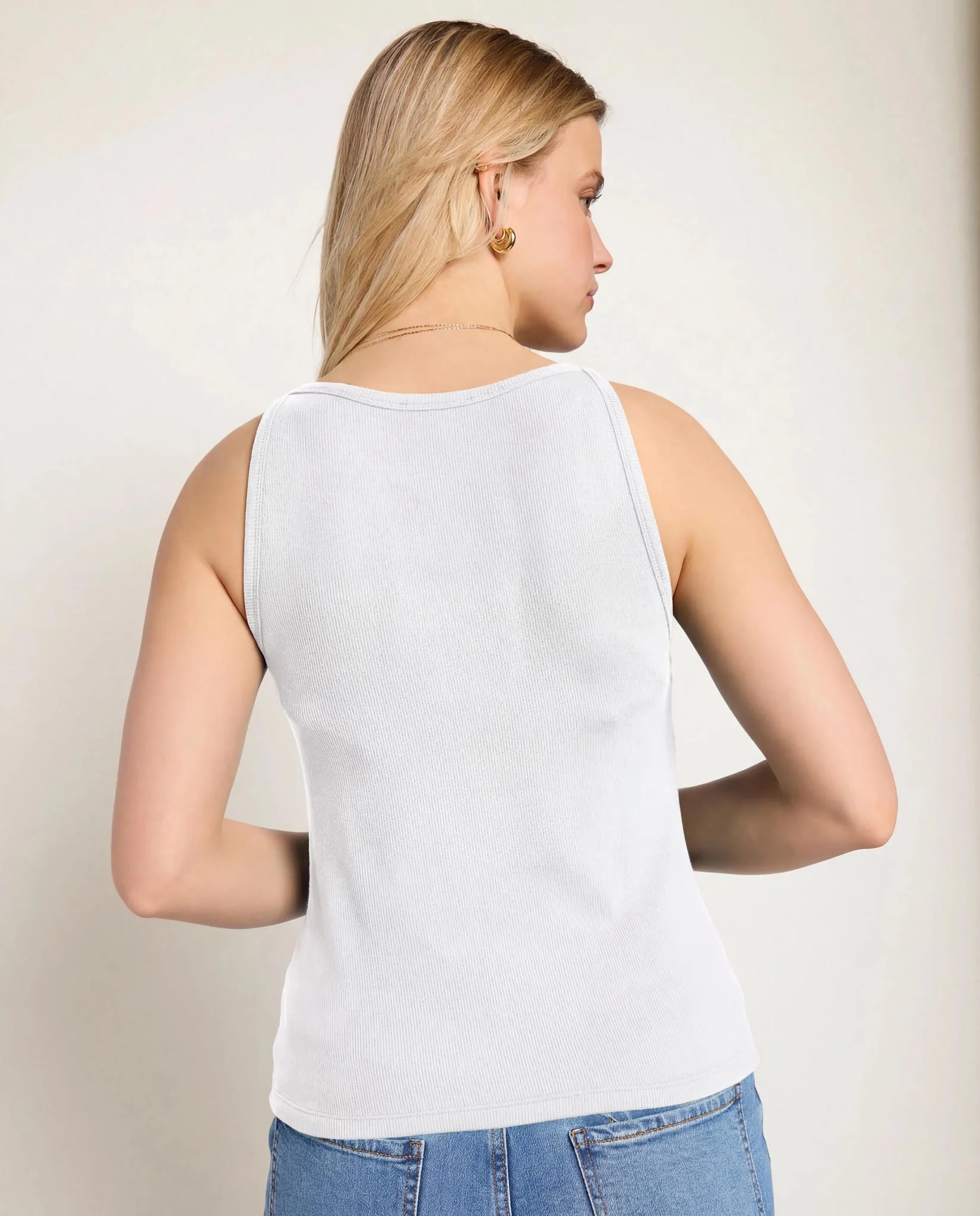 Laurel Ribbed Shelf Bra Tank - Image 11