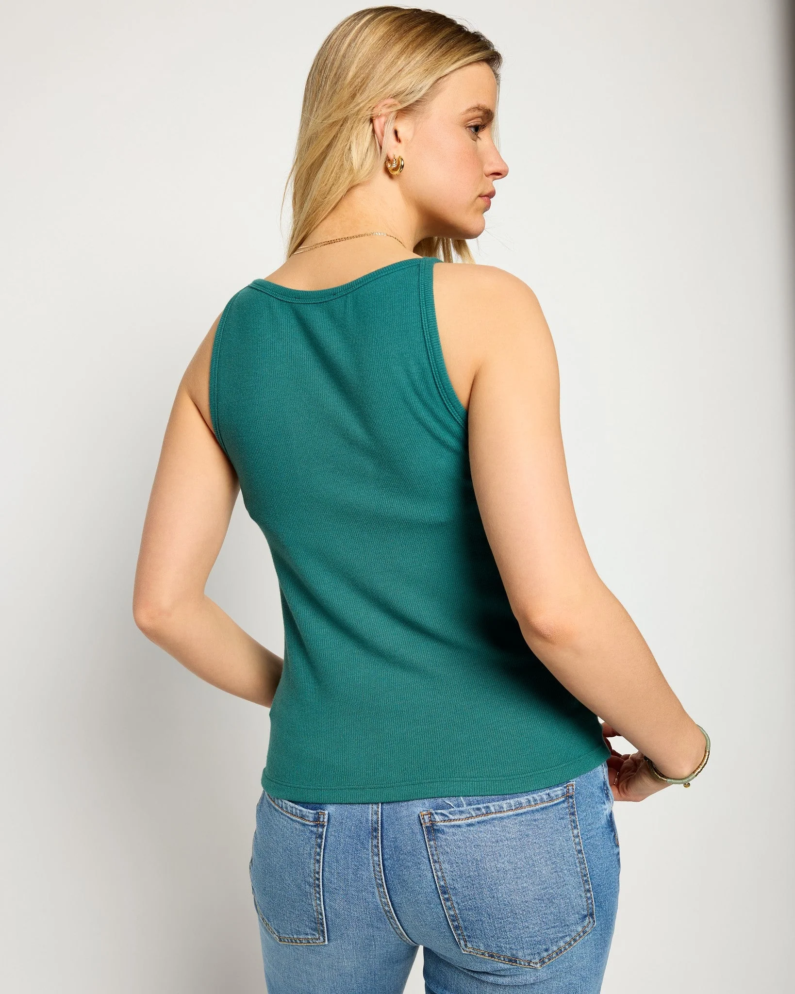 Laurel Ribbed Shelf Bra Tank - Image 24