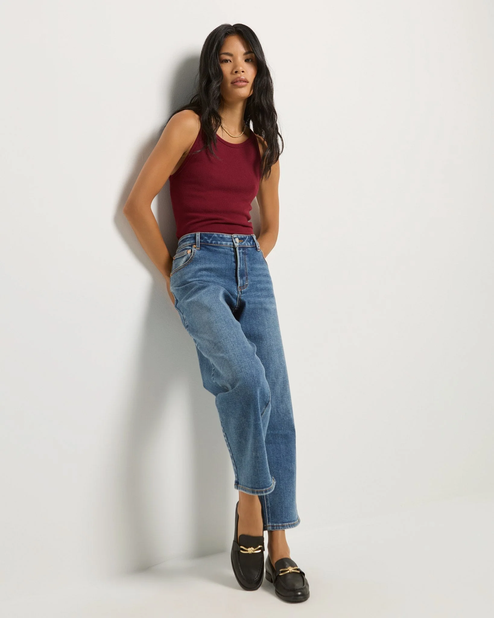 Laurel Ribbed Shelf Bra Tank - Image 4