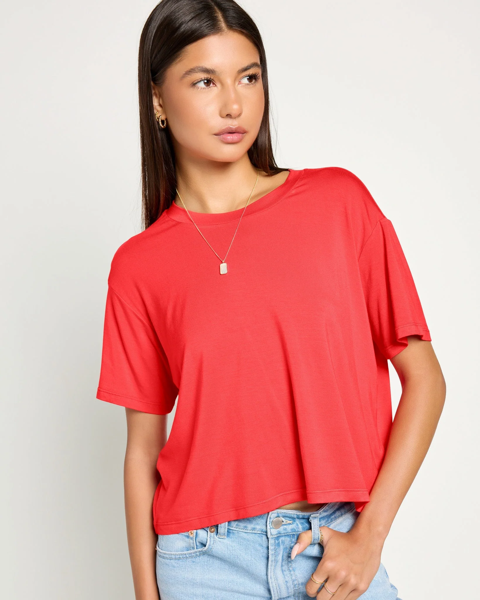 Newport Cropped Tee - Image 5