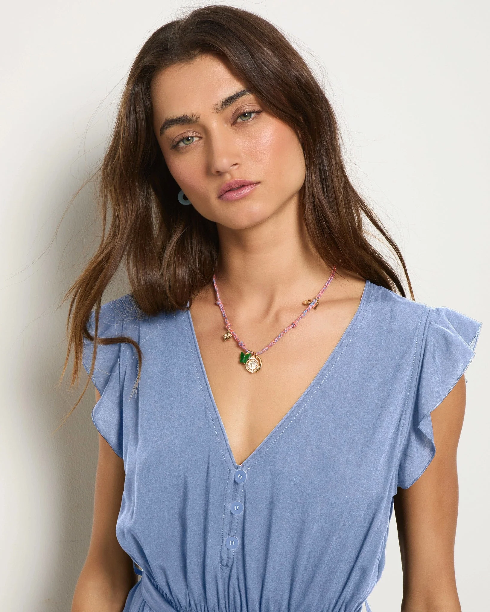 Newport Ruffle Short Dress - Image 3