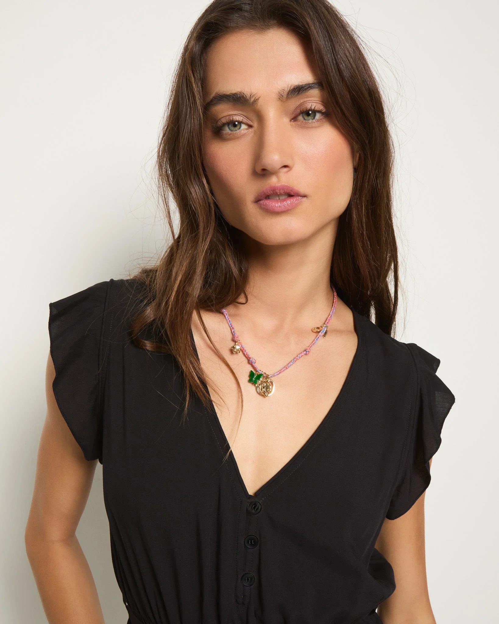 Newport Ruffle Short Dress - Image 9