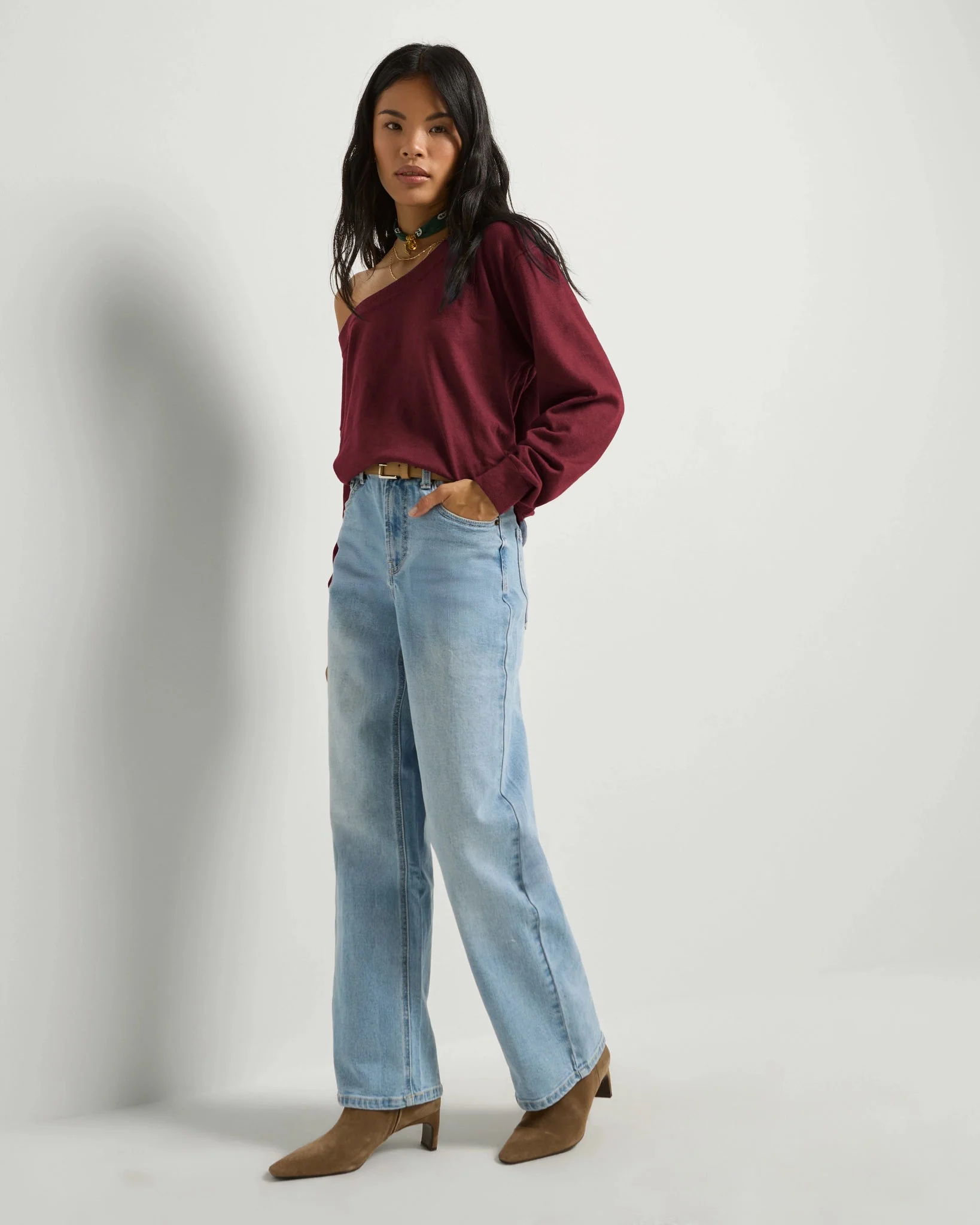 Pacific One Shoulder Sweater - Image 17