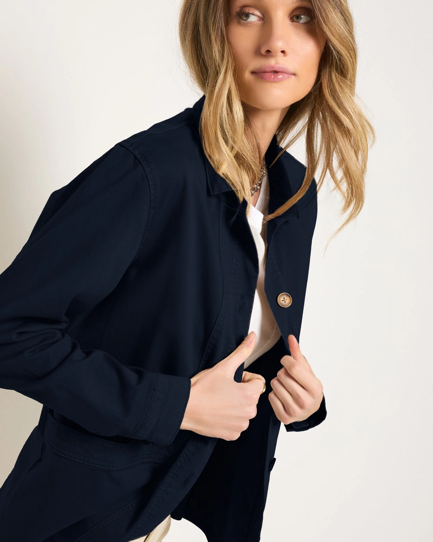 Pierside Twill Chore Jacket - Image 3