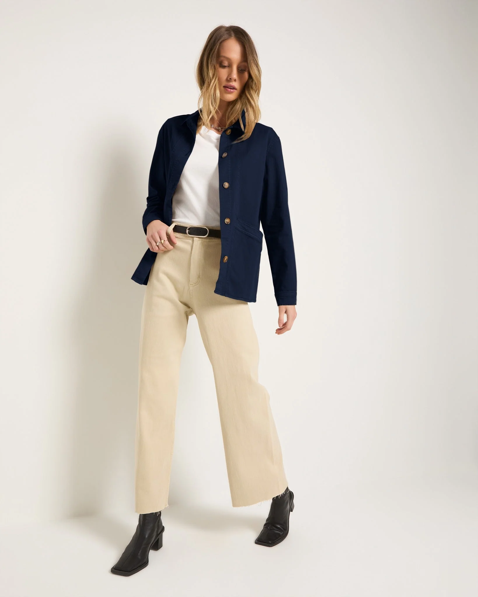 Pierside Twill Chore Jacket - Image 4