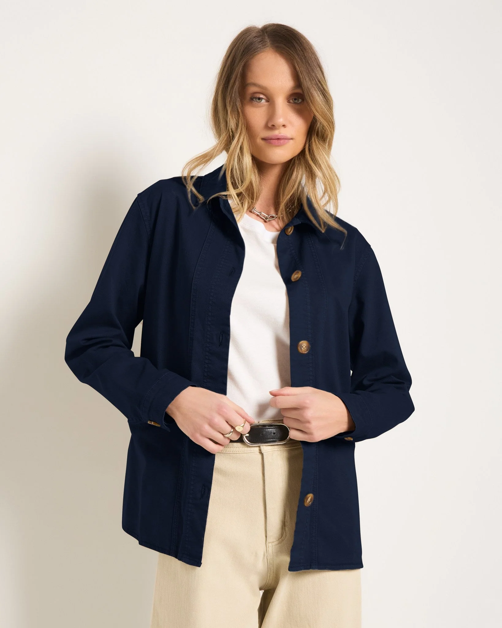Pierside Twill Chore Jacket - Image 5