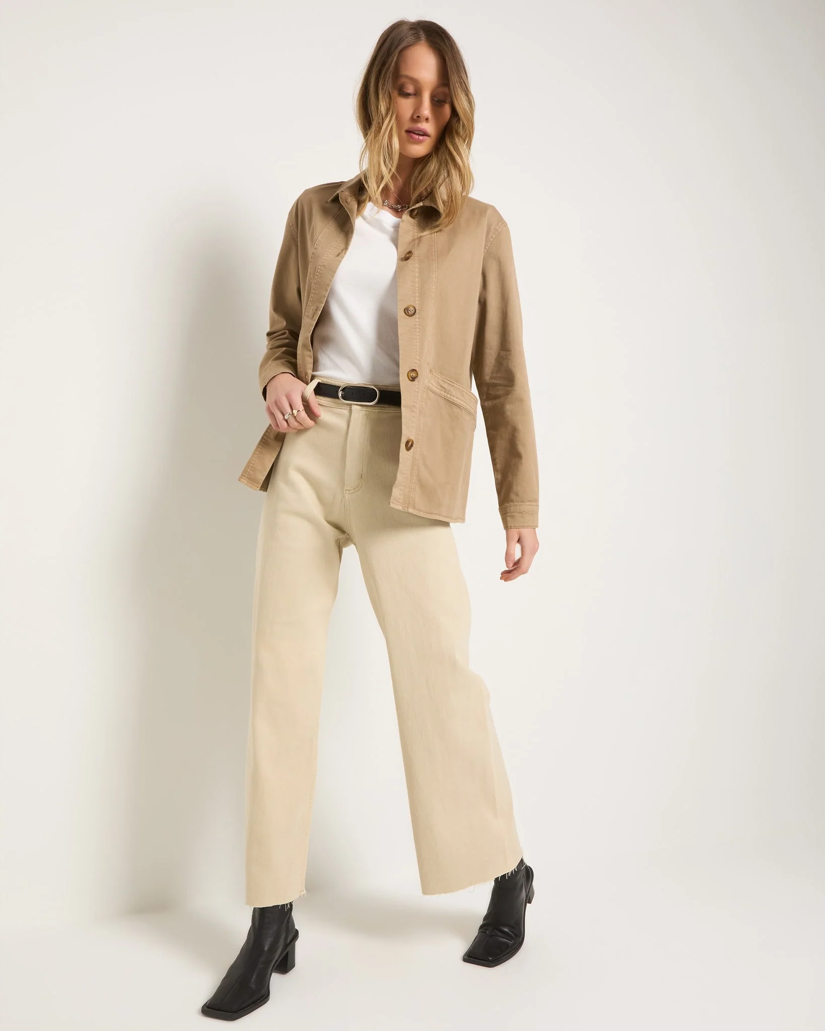 Pierside Twill Chore Jacket - Image 8