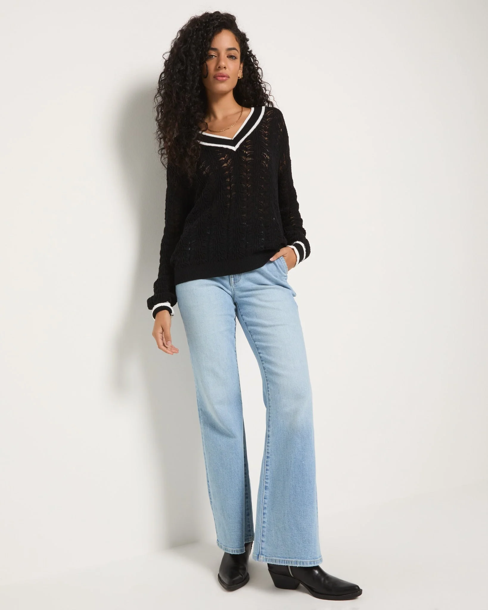 Sandyshores Pointelle Sweater - Image 3