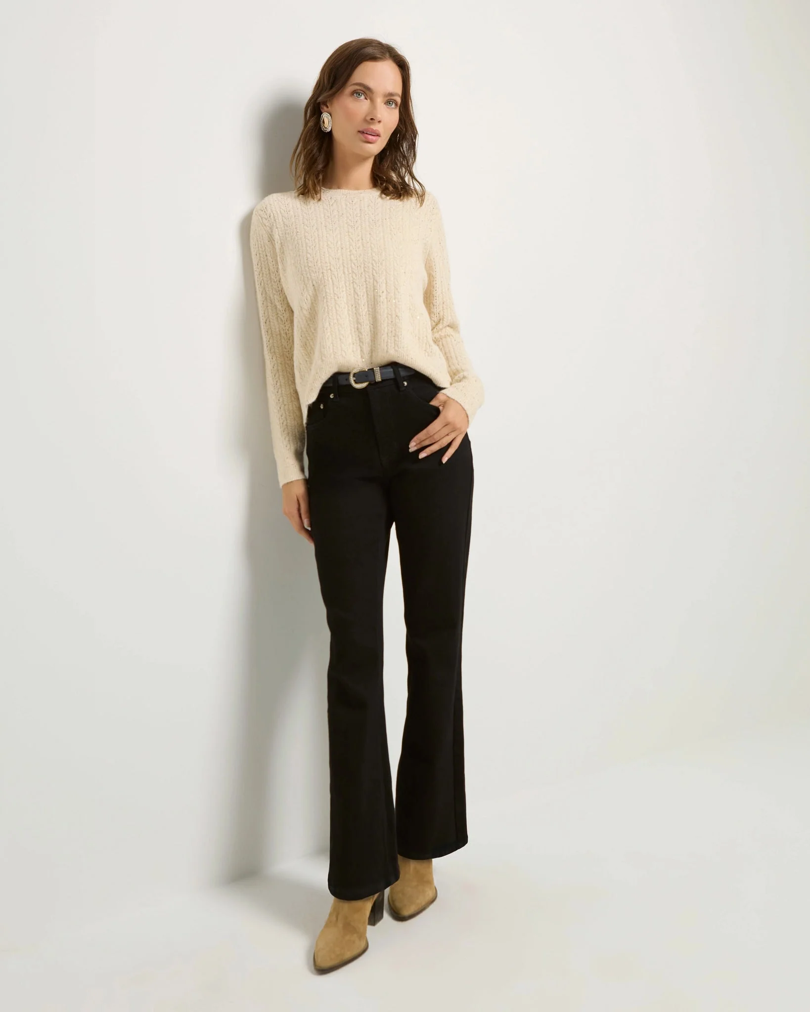 Sequin Crewneck Sweater - Image 4