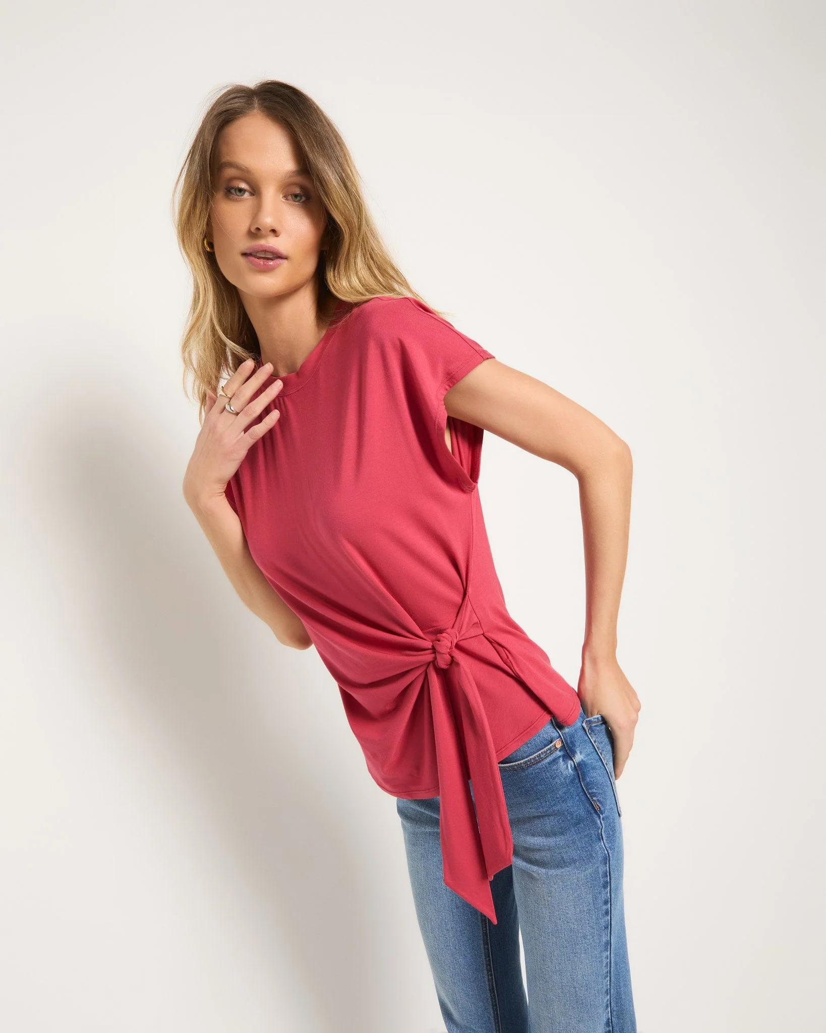 Tidal Tied Waist Tee - Image 5