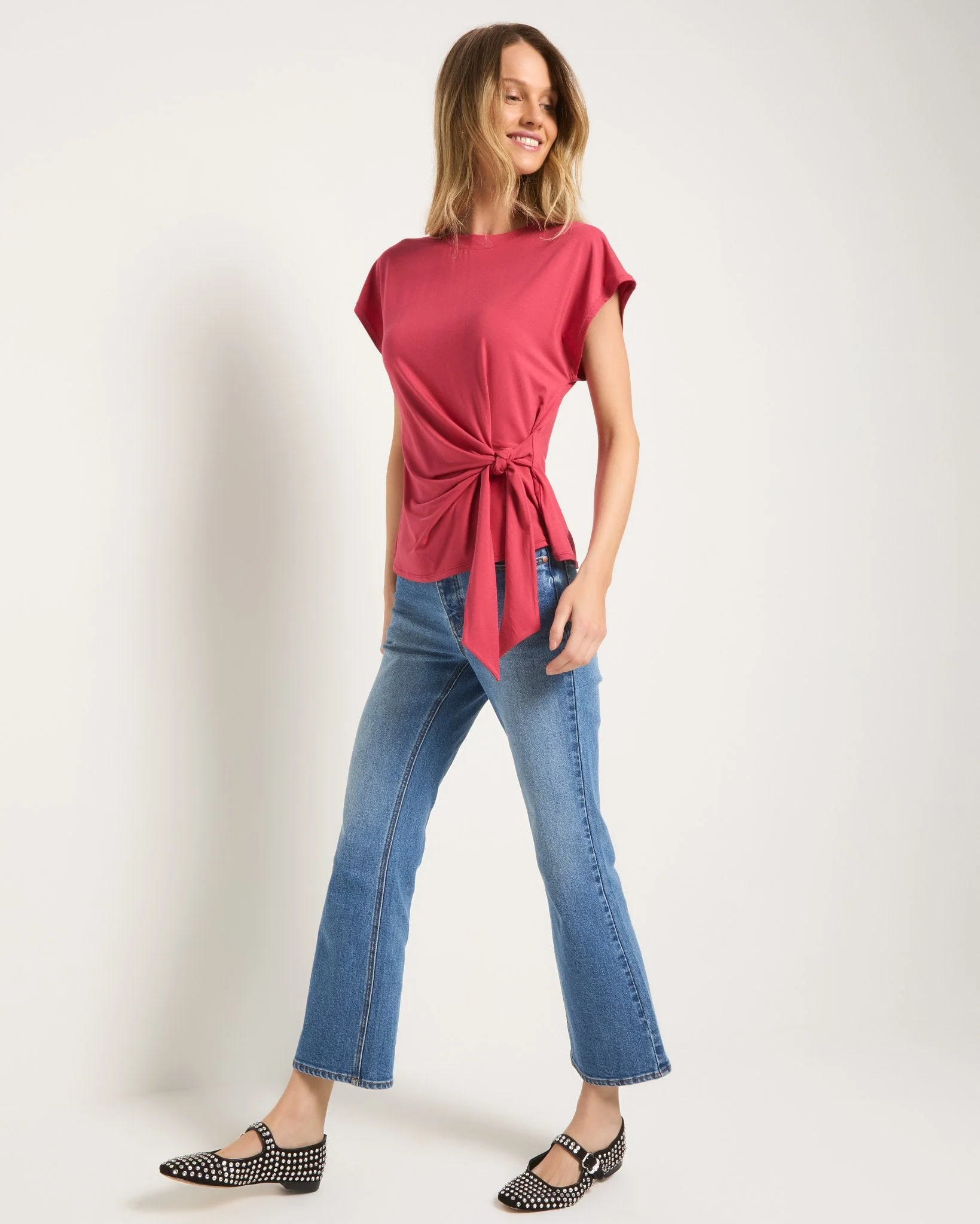 Tidal Tied Waist Tee - Image 7
